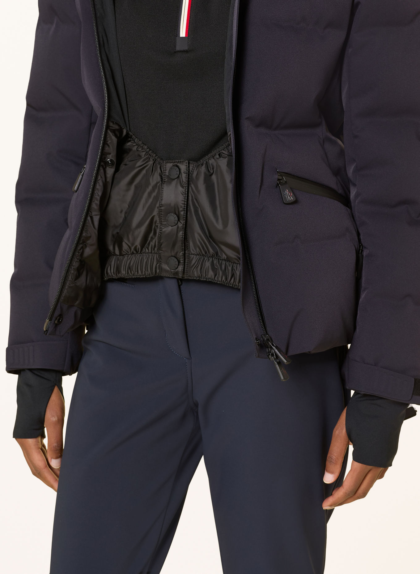 MONCLER GRENOBLE TOLIMA Down Ski Jacket: DARK BLUE