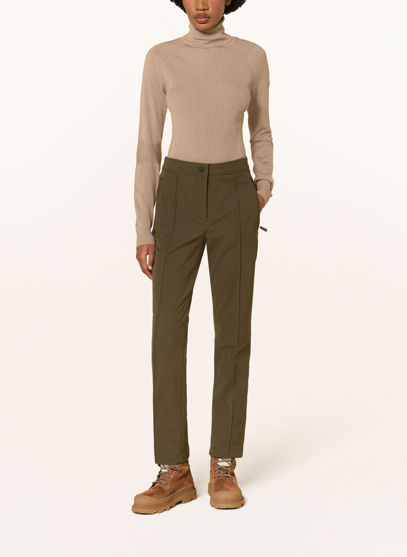 MONCLER GRENOBLE Turtleneck sweater: BEIGE