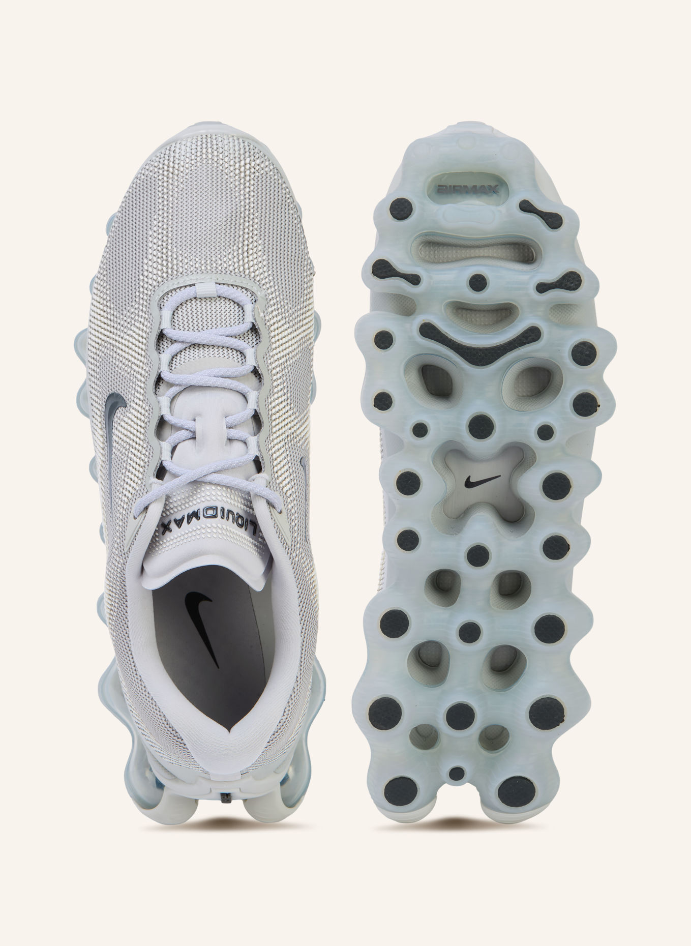 Nike Sneaker LIQUID MAX: GRAU / DUNKELGRAU / WEISS