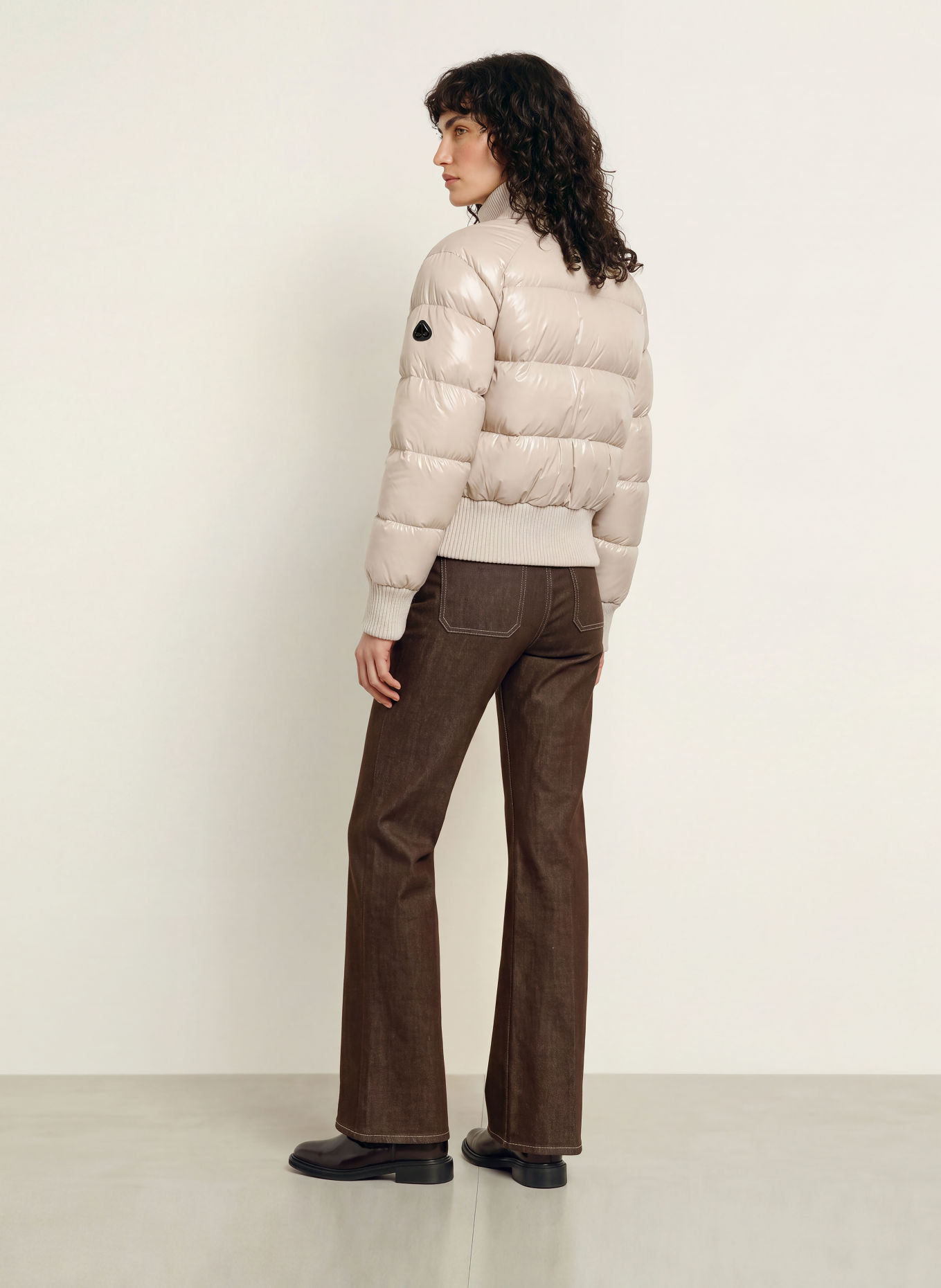MOOSE KNUCKLES QUEENS Down Jacket: BEIGE