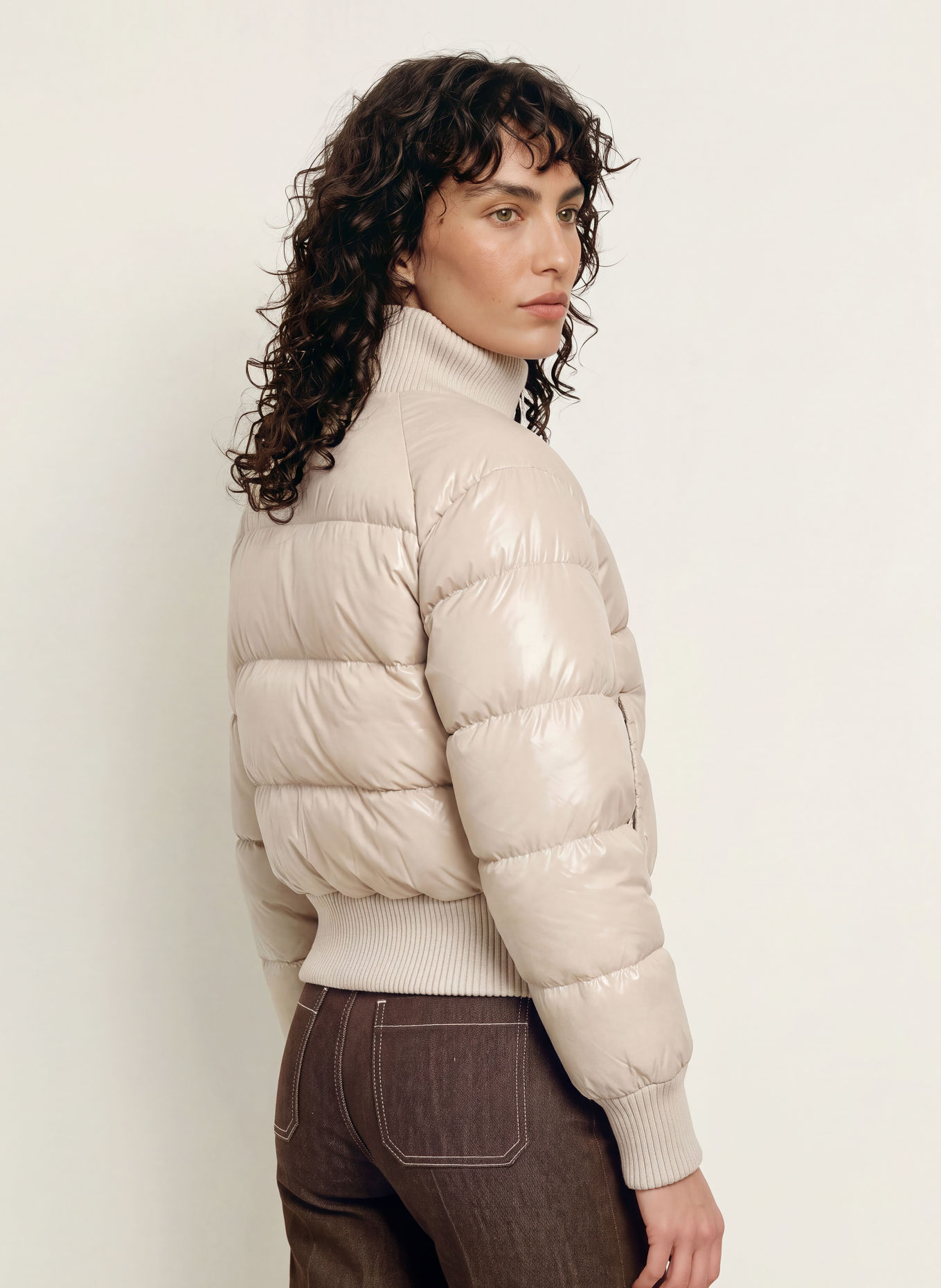MOOSE KNUCKLES QUEENS Down Jacket: BEIGE