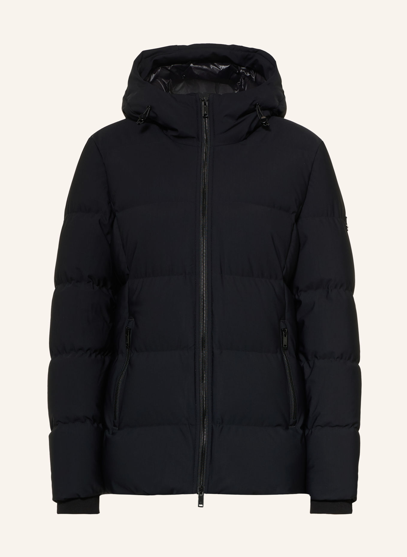 MOOSE KNUCKLES SOHO Down Jacket: BLACK