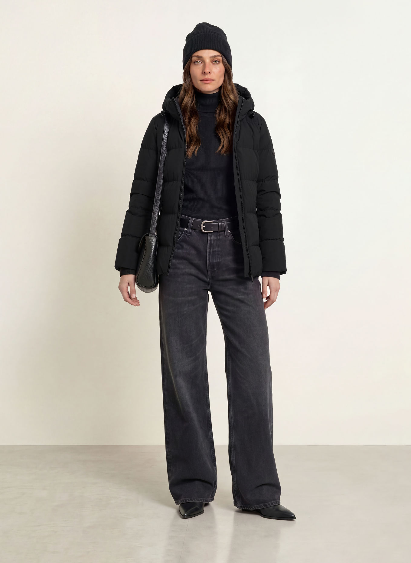 MOOSE KNUCKLES SOHO Down Jacket: BLACK