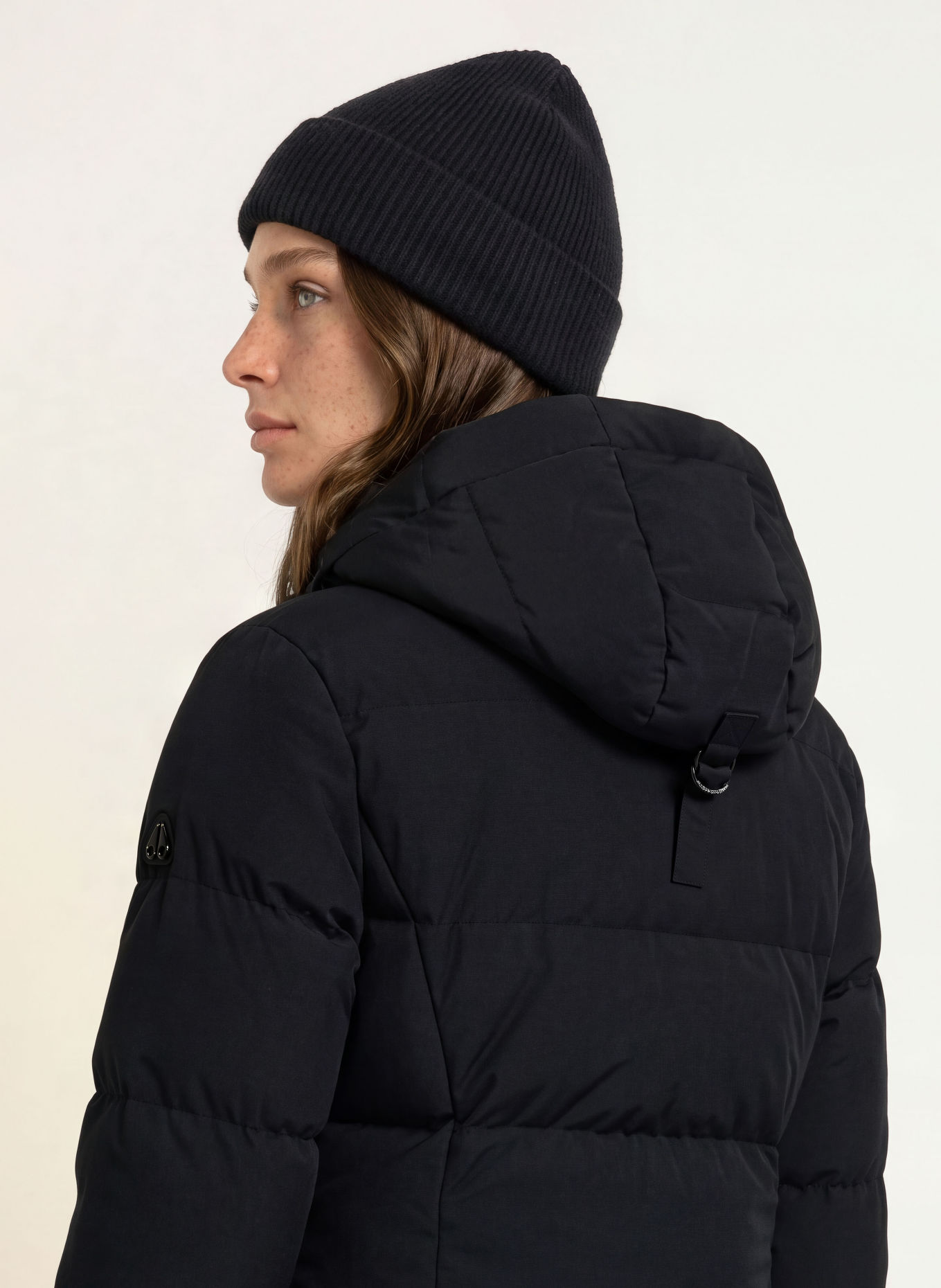 MOOSE KNUCKLES SOHO Down Jacket: BLACK