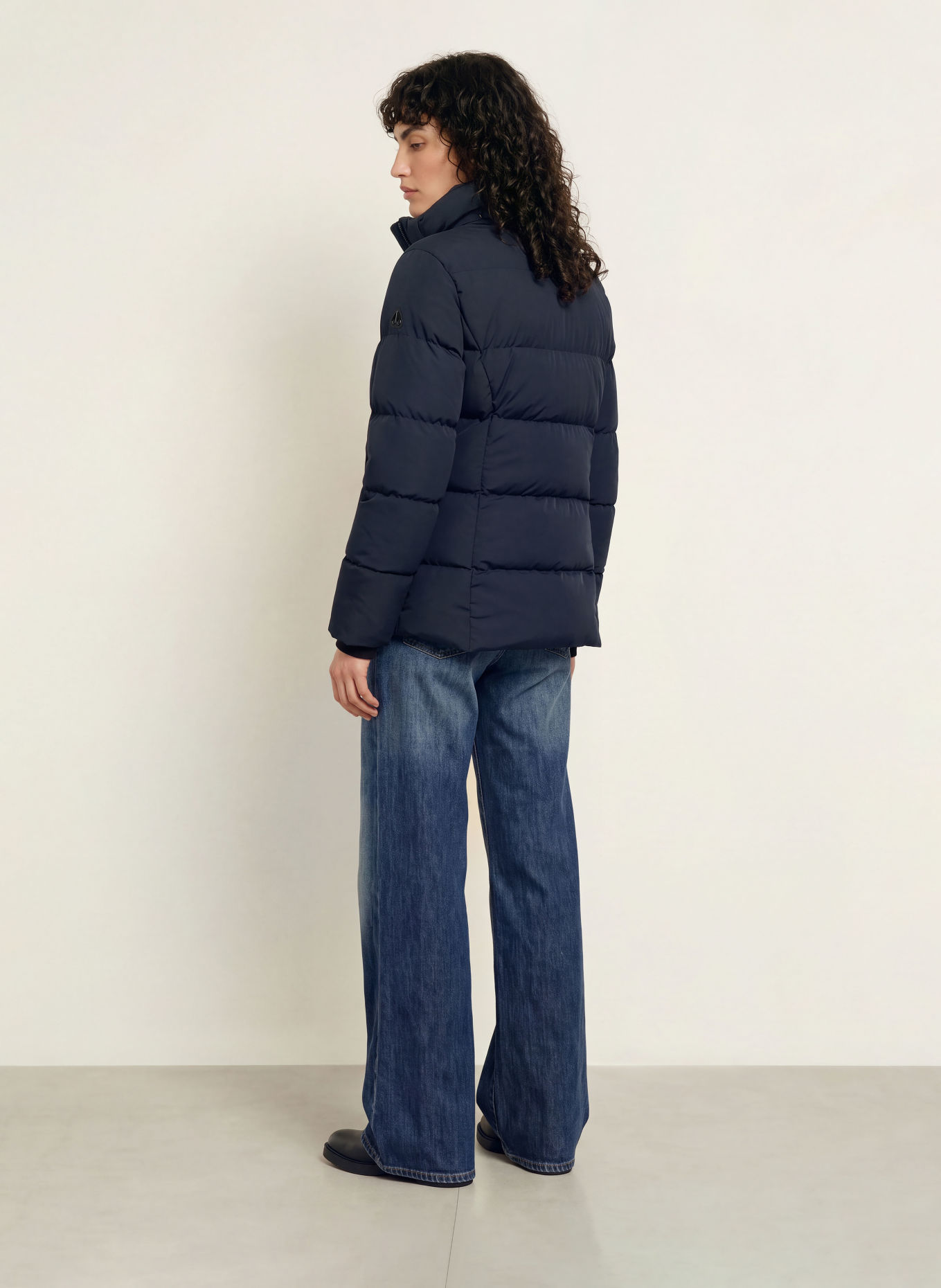 MOOSE KNUCKLES SOHO Down Jacket: DARK BLUE