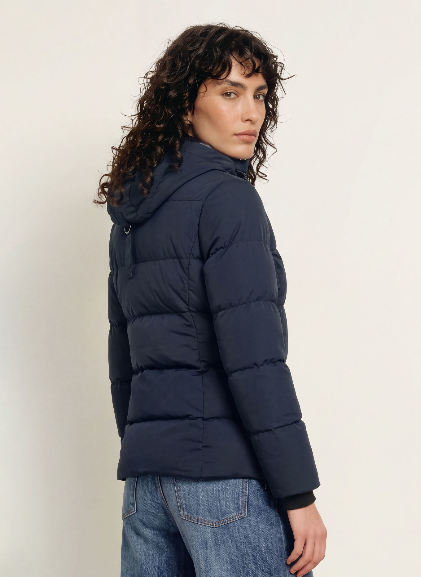 MOOSE KNUCKLES SOHO Down Jacket: DARK BLUE