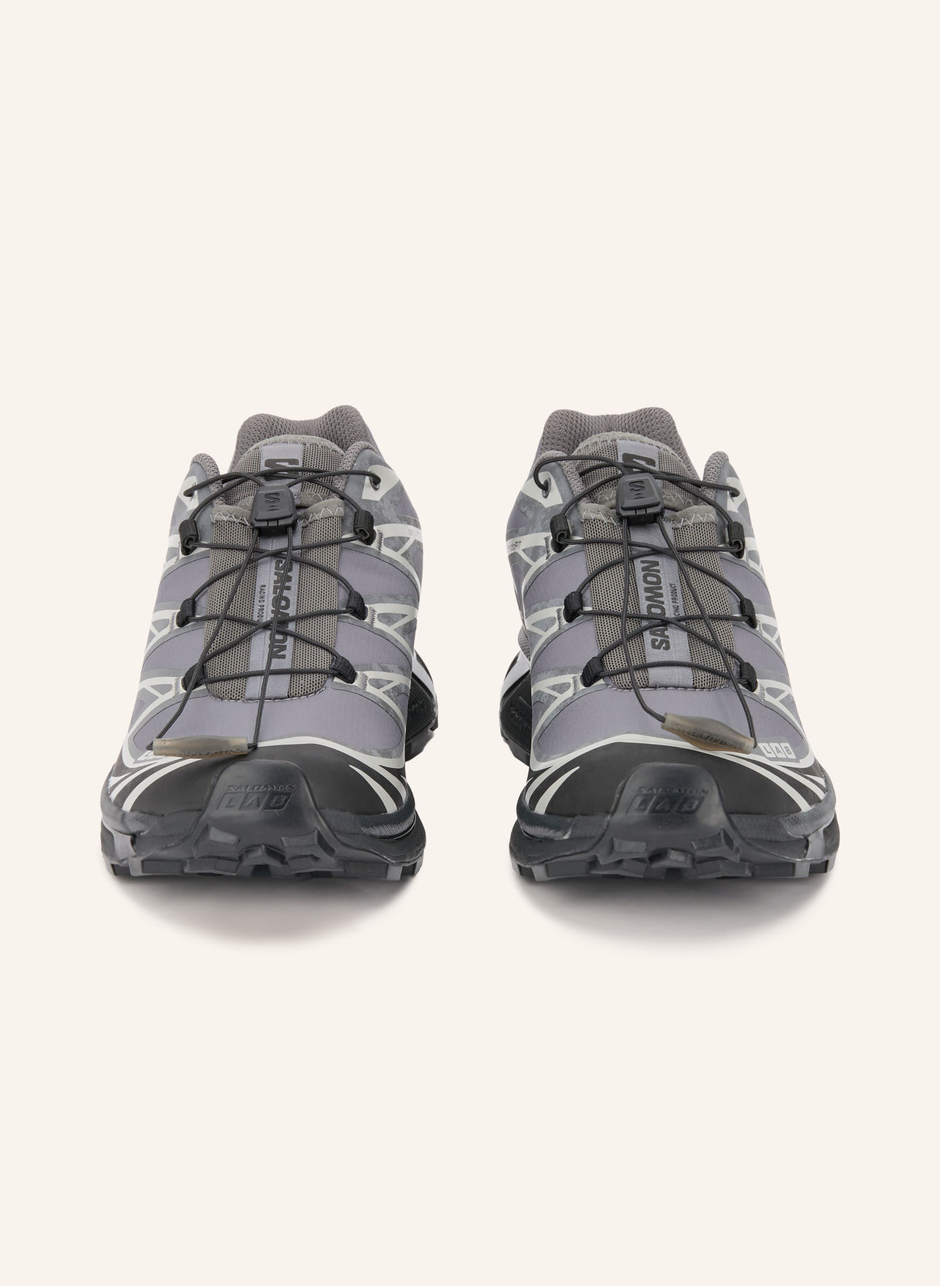 SALOMON XT-6 PROTECTIVE Sneakers: BLUE GRAY / SILVER / LIGHT GRAY