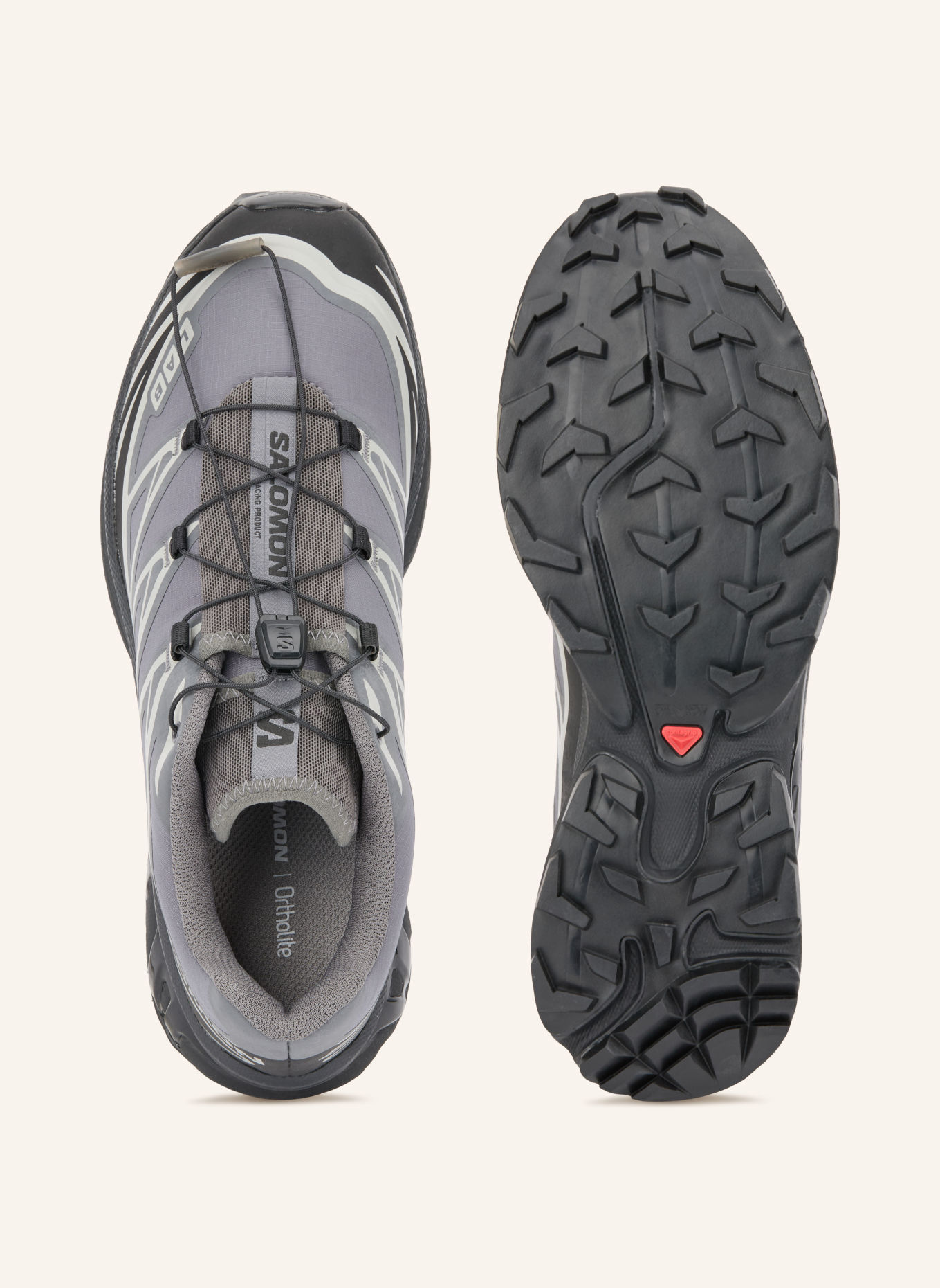 SALOMON XT-6 PROTECTIVE Sneakers: BLUE GRAY / SILVER / LIGHT GRAY
