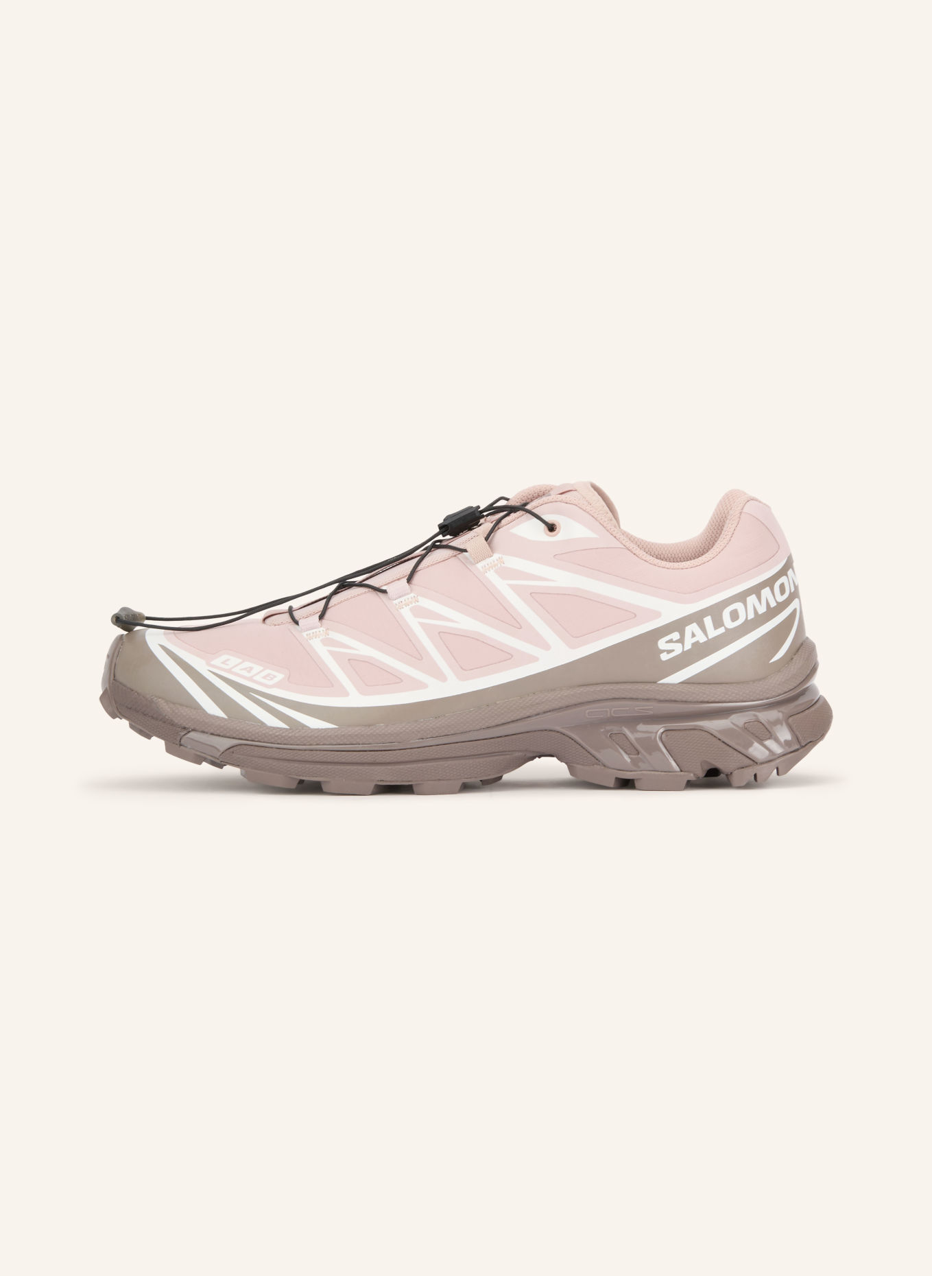 SALOMON XT-6 PROTECTIVE Sneakers: LIGHT PINK / DARK GRAY / WHITE