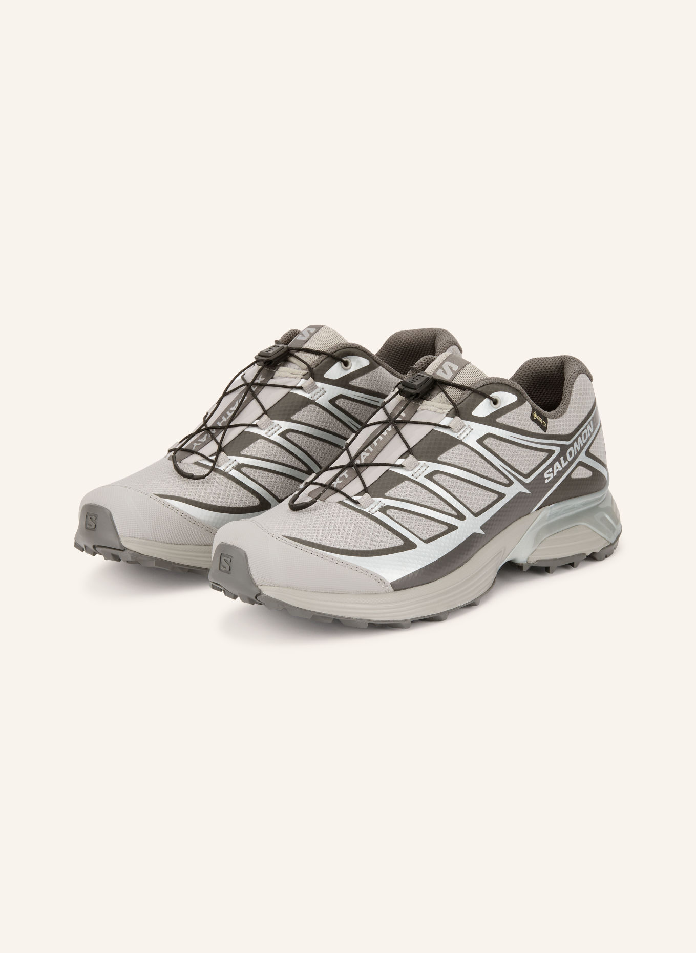 SALOMON XT-PATHWAY GTX Sneakers: BLUE GRAY / SILVER / BLACK