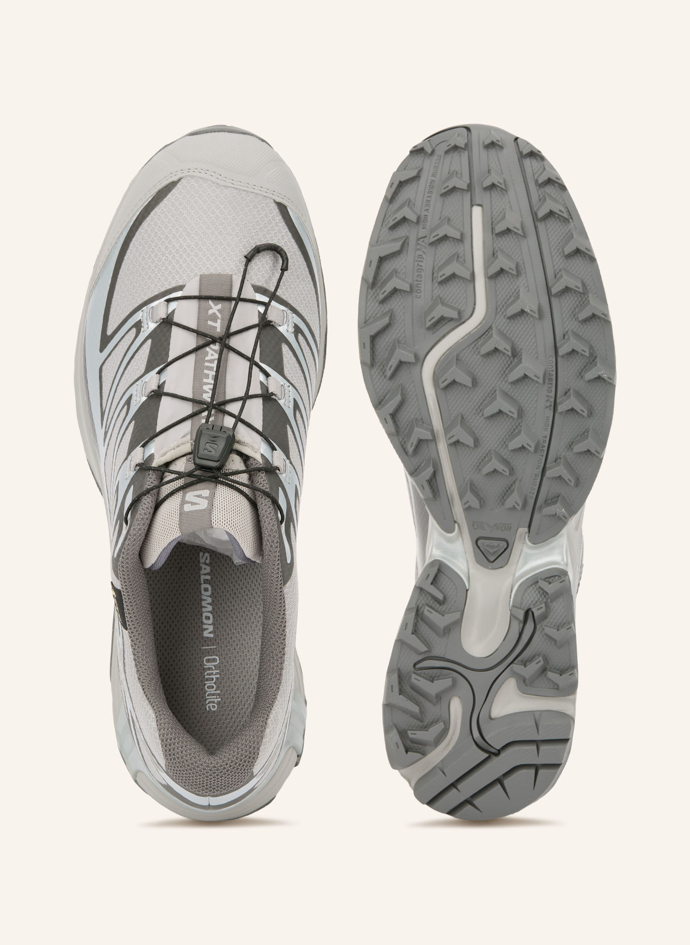 SALOMON XT-PATHWAY GTX Sneakers: BLUE GRAY / SILVER / BLACK
