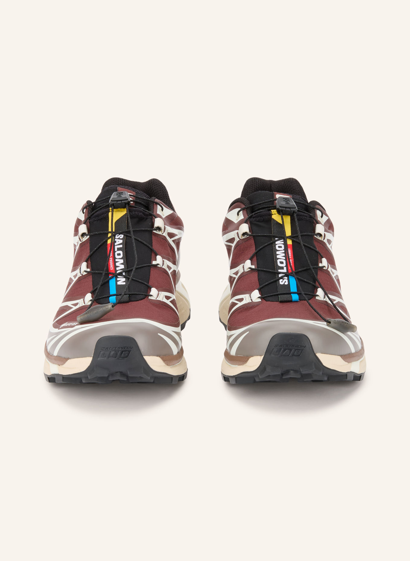 SALOMON XT-6 GTX Sneakers: BROWN / DARK BROWN / ECRU