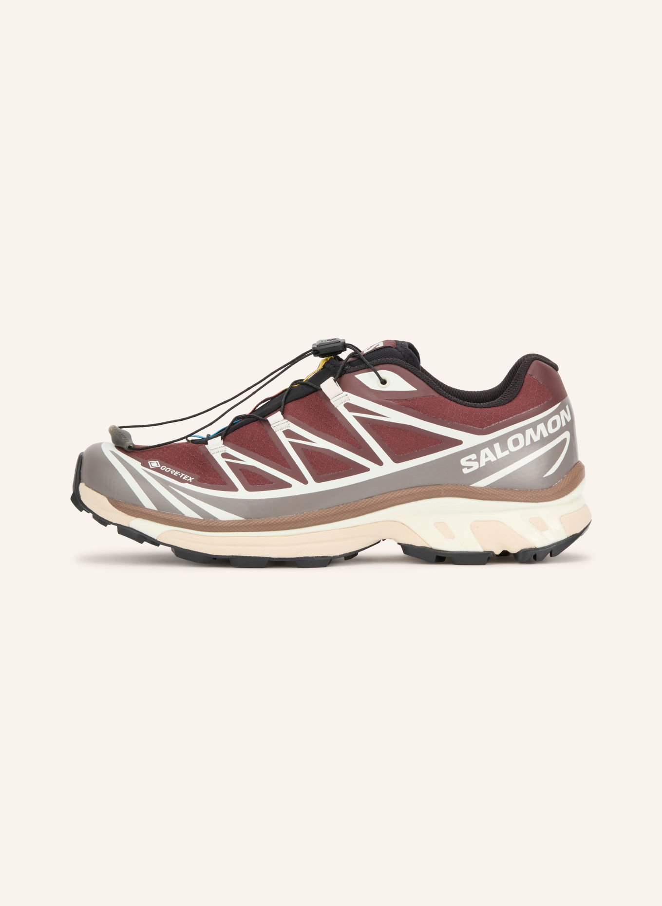 SALOMON XT-6 GTX Sneakers: BROWN / DARK BROWN / ECRU