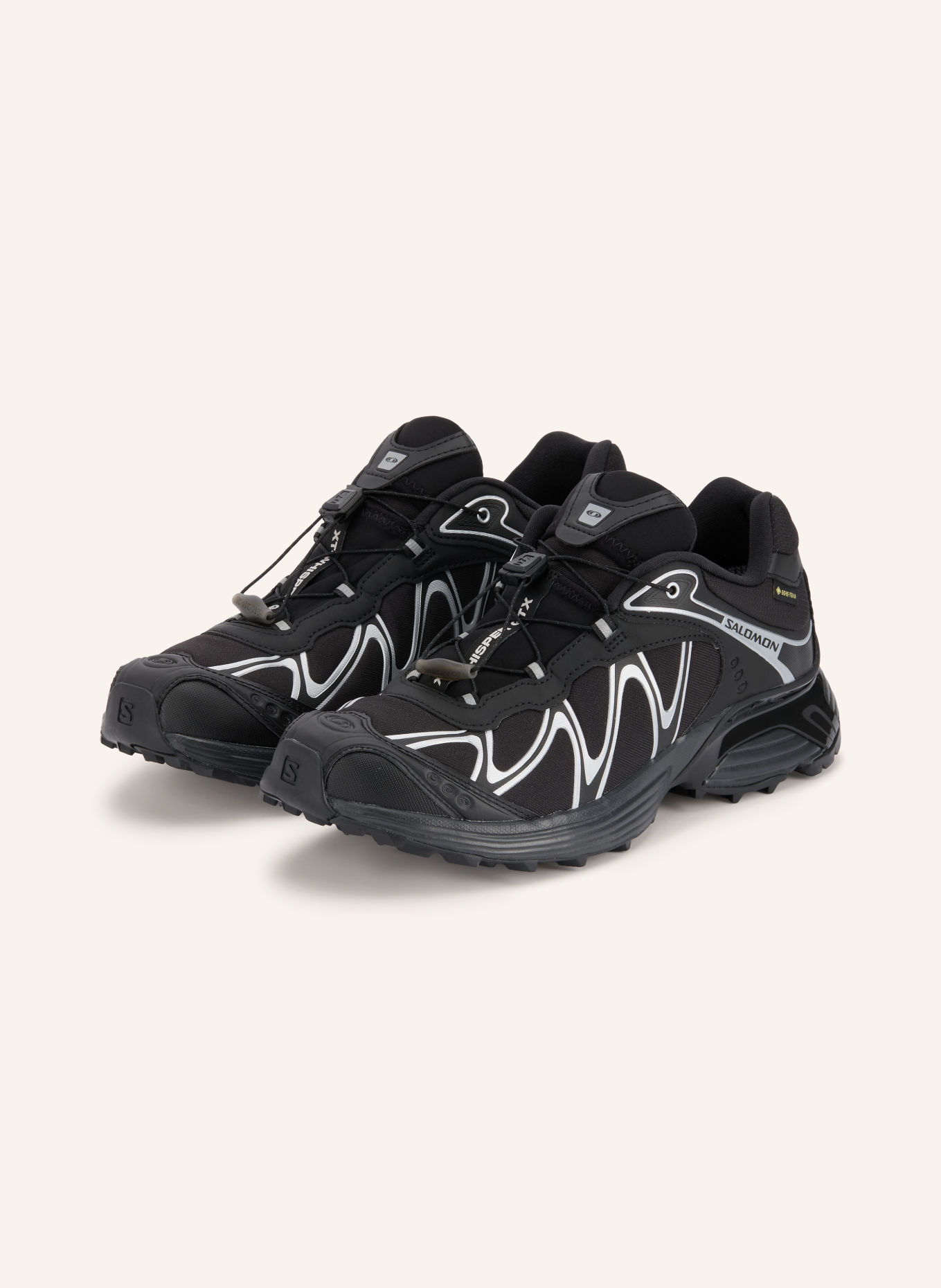 SALOMON XT-WHISPER GTX Sneakers: BLACK / SILVER