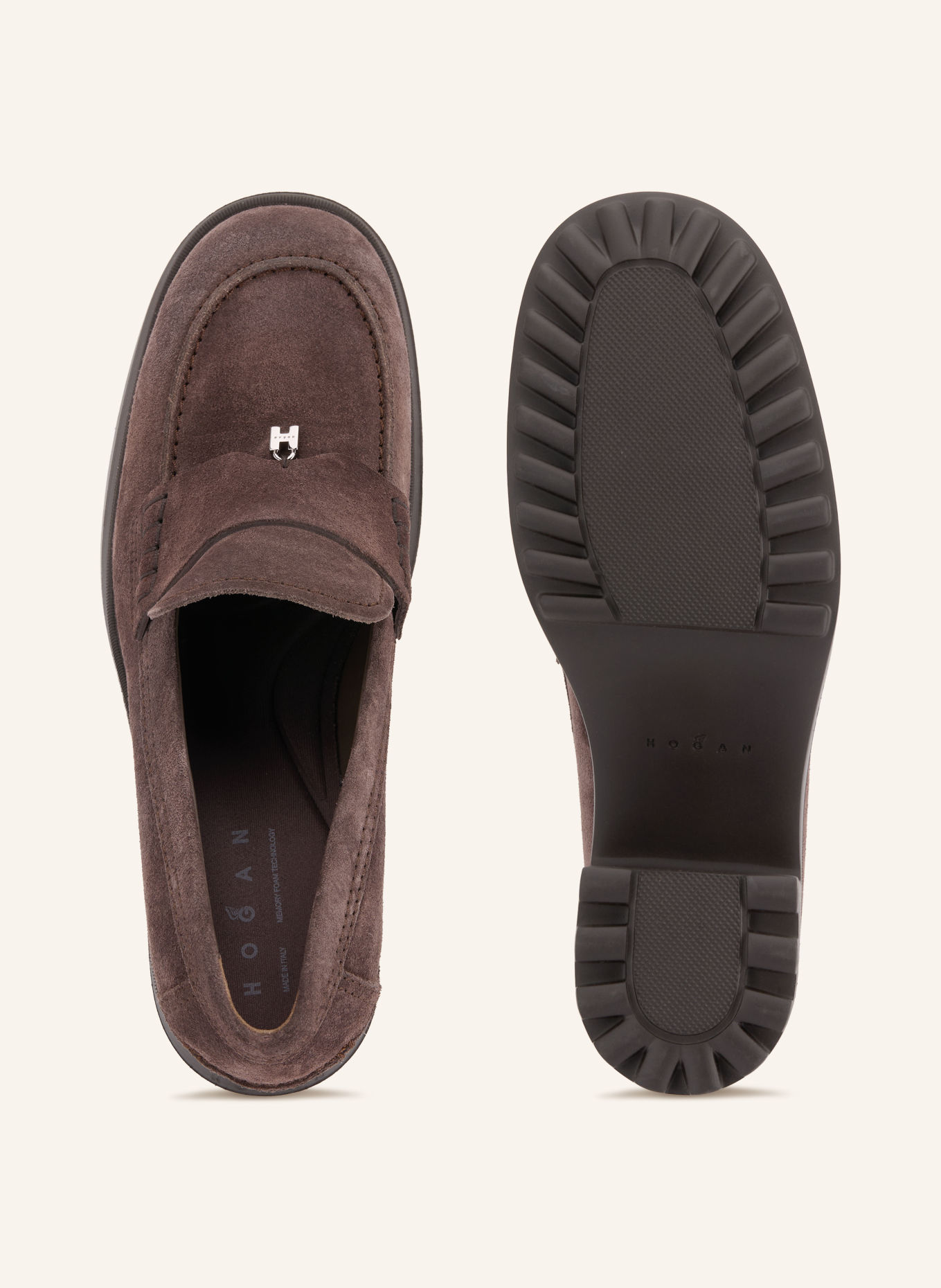 HOGAN Pumps H724: DARK BROWN