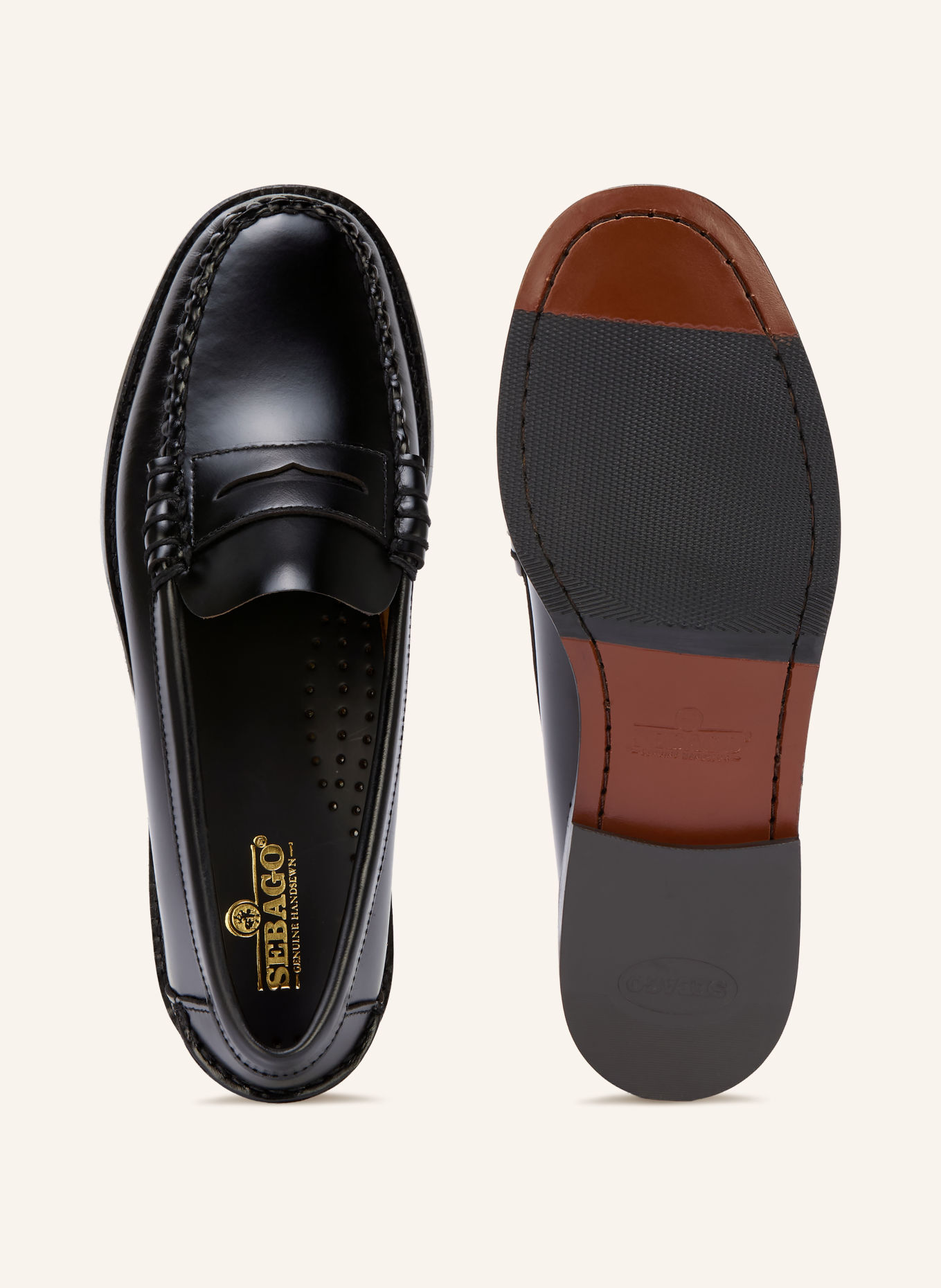 SEBAGO Pennyloafer CLASSIC DAN: ZWART