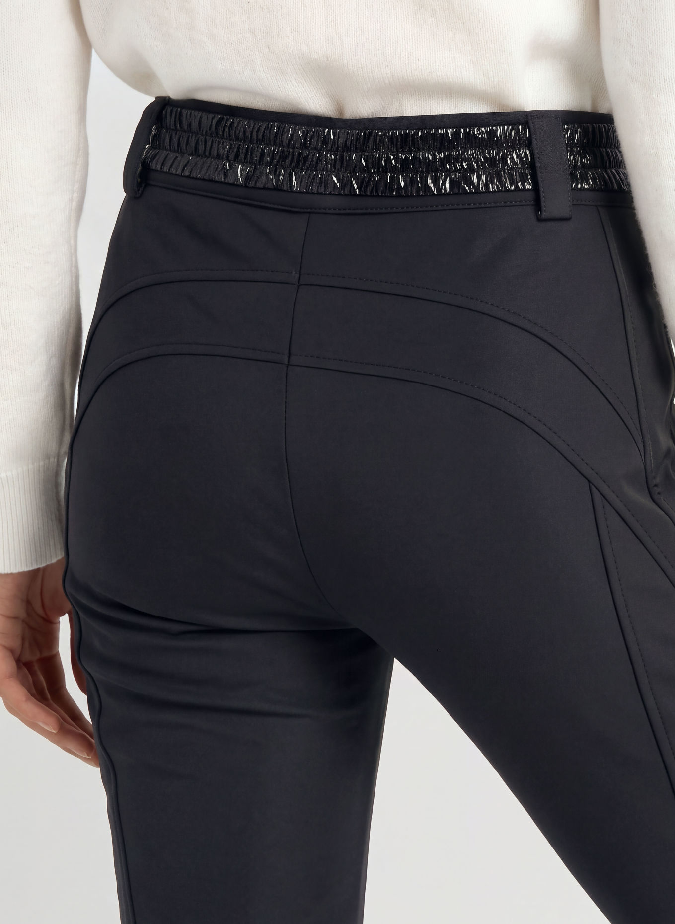 SPORTALM Softshell ski pants: BLACK