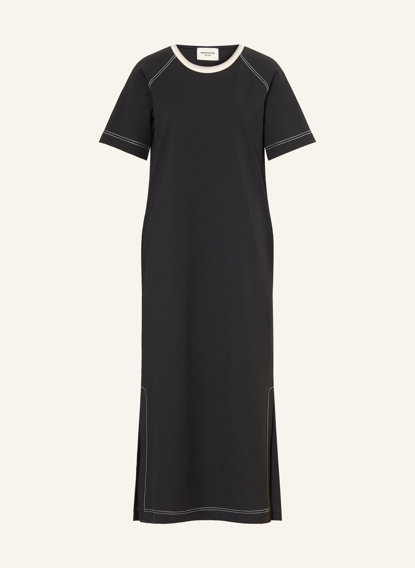 WEEKEND Max Mara Jerseyjurk OSCURI: ZWART / WIT