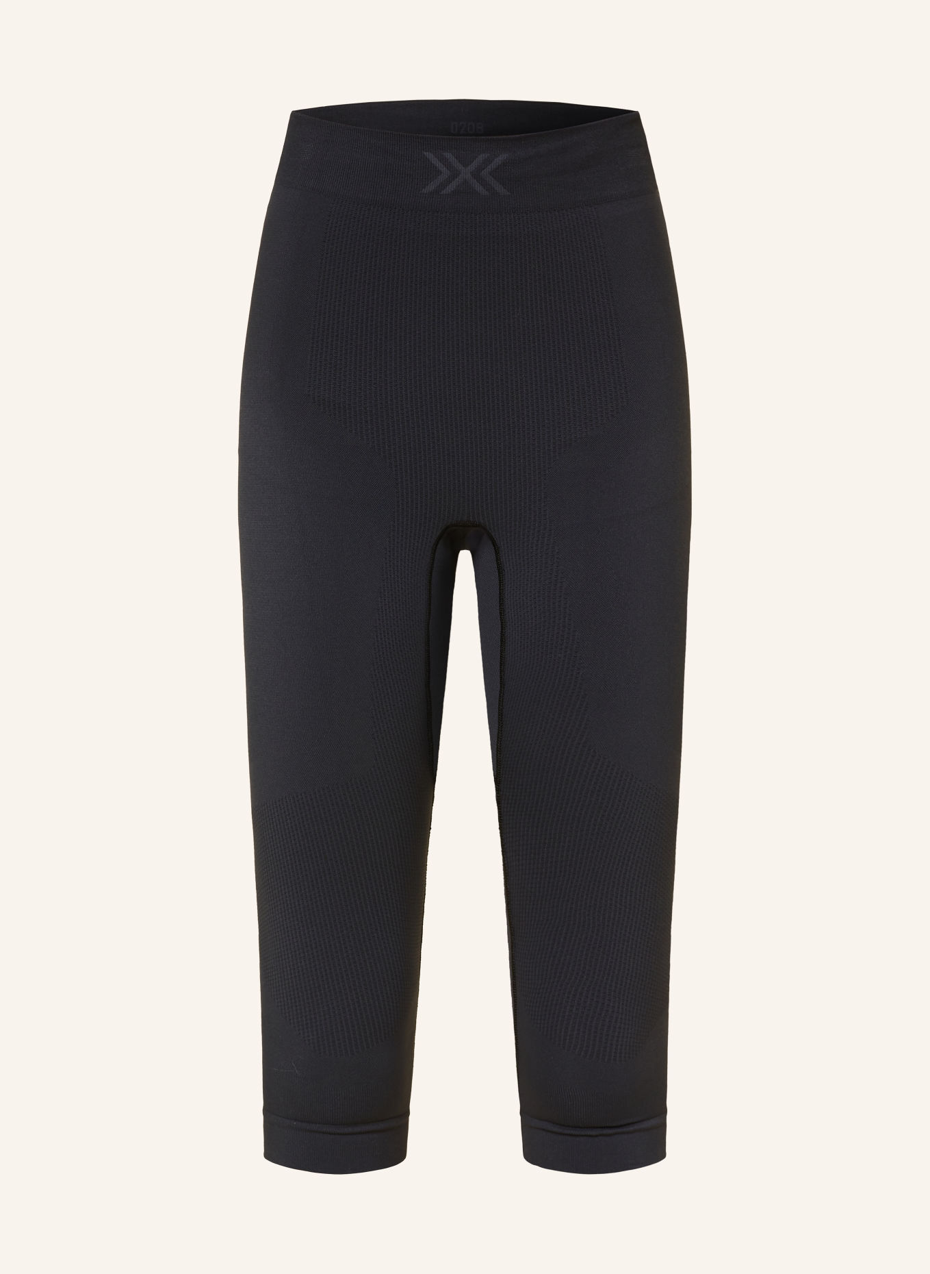 X-BIONIC X-ENTIAL functional underwear pants with shortened leg length: BLACK