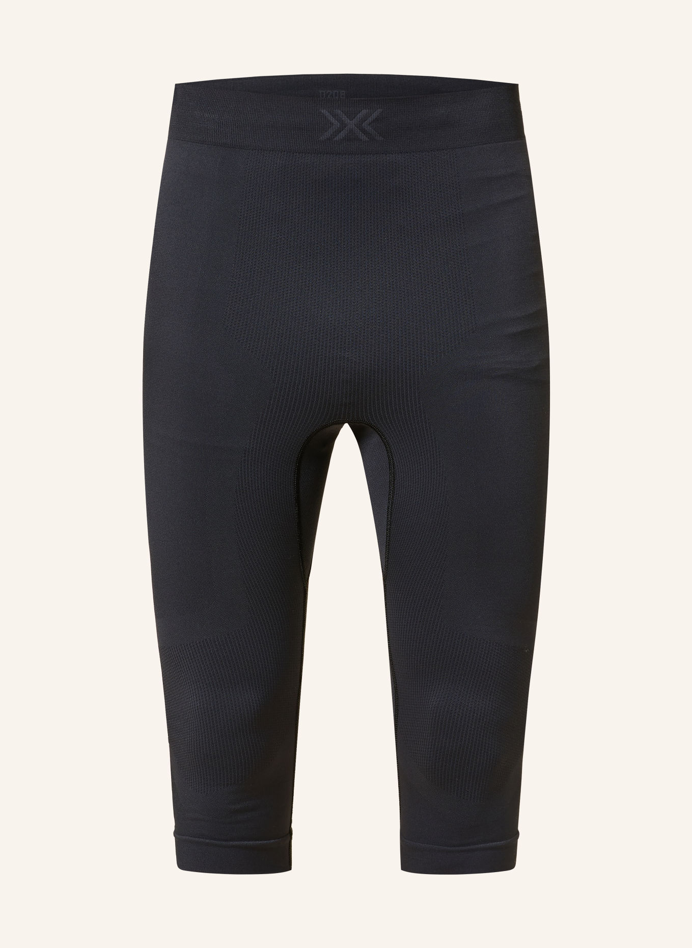 X-BIONIC X-ENTIAL functional underwear pants with shortened leg length: BLACK