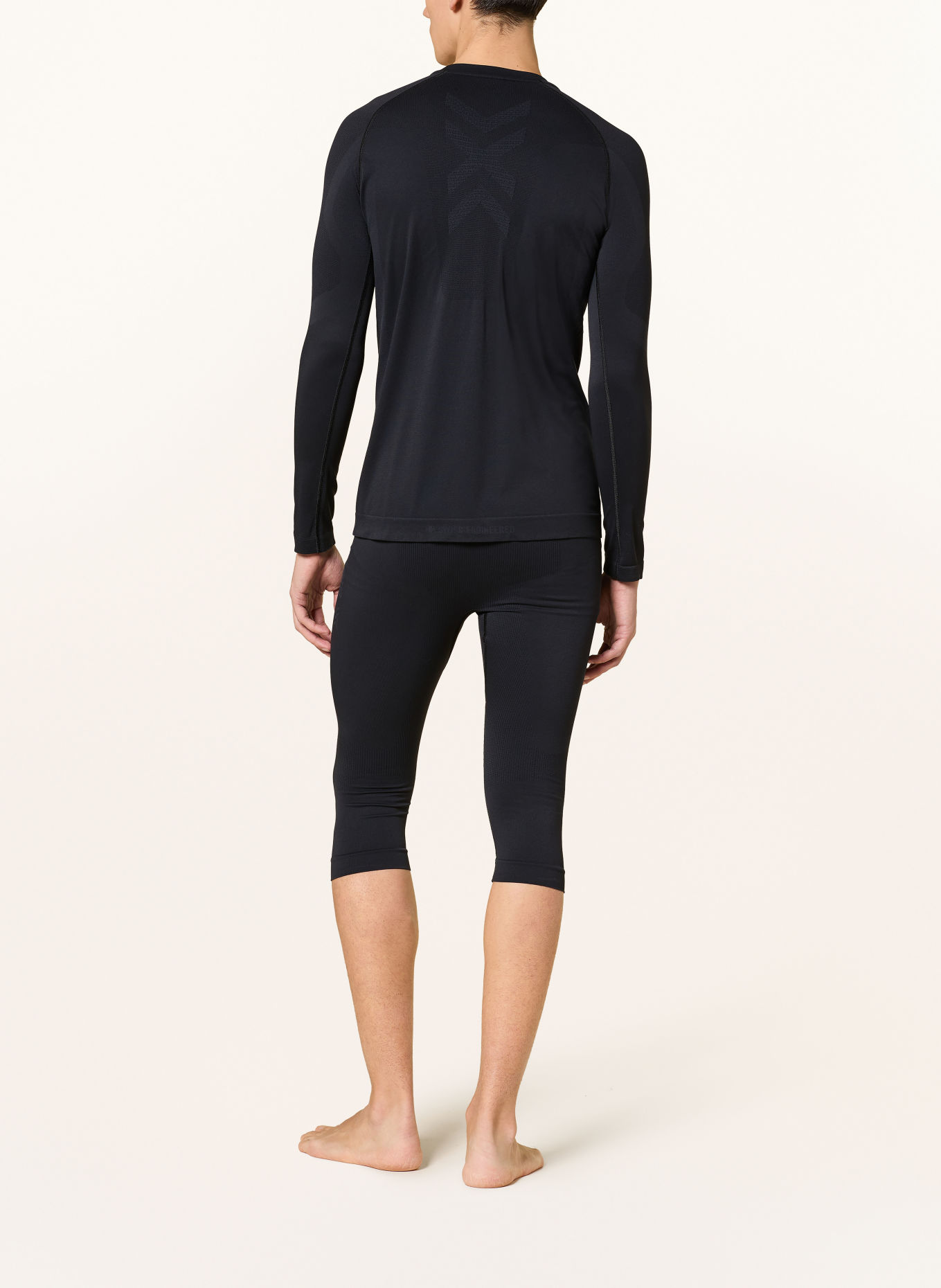 X-BIONIC X-ENTIAL functional underwear pants with shortened leg length: BLACK