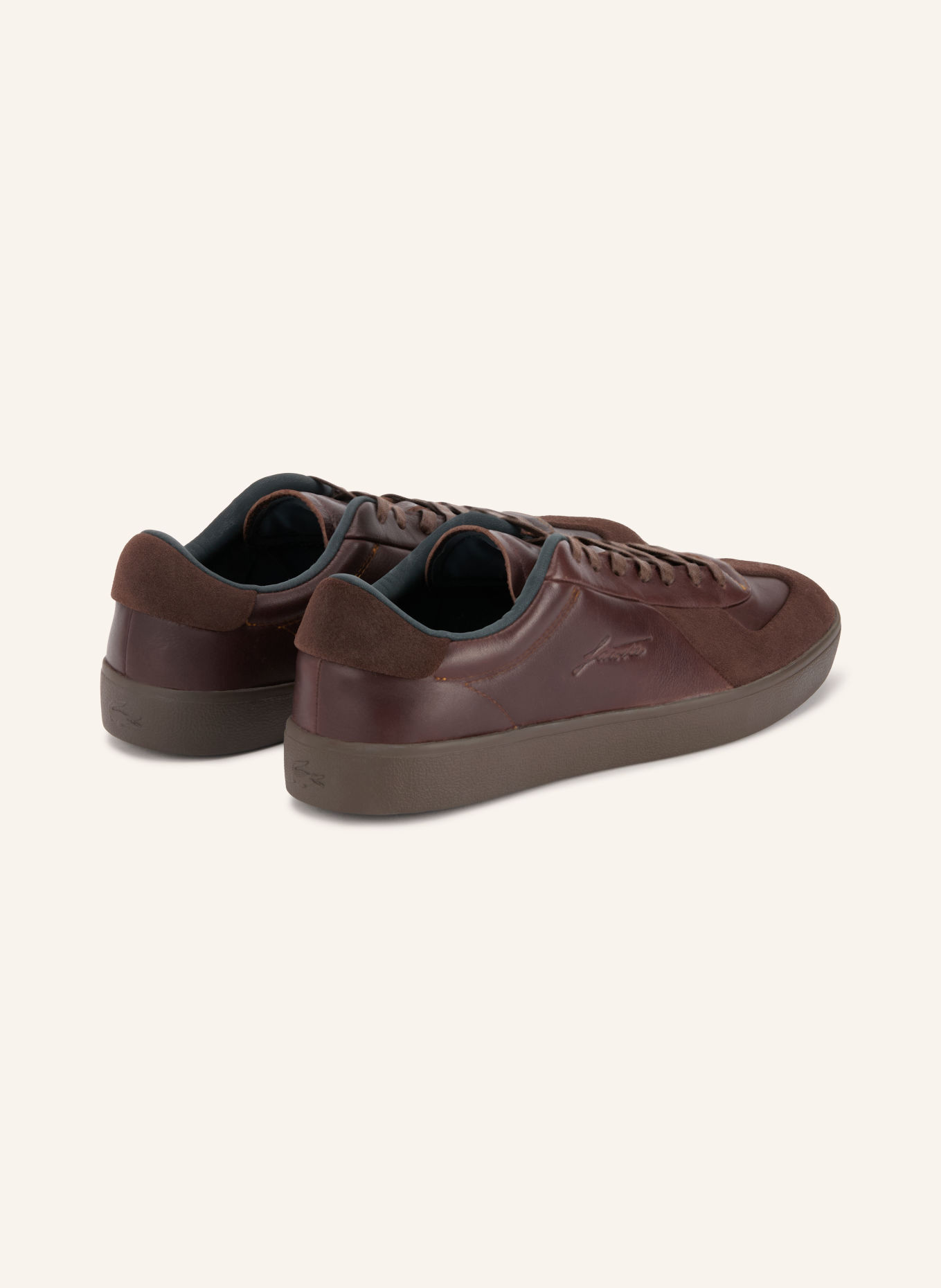 LACOSTE BASESHOT PRO Sneakers: DARK BROWN