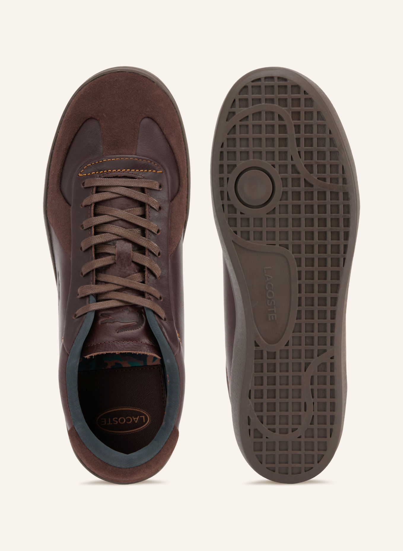 LACOSTE BASESHOT PRO Sneakers: DARK BROWN