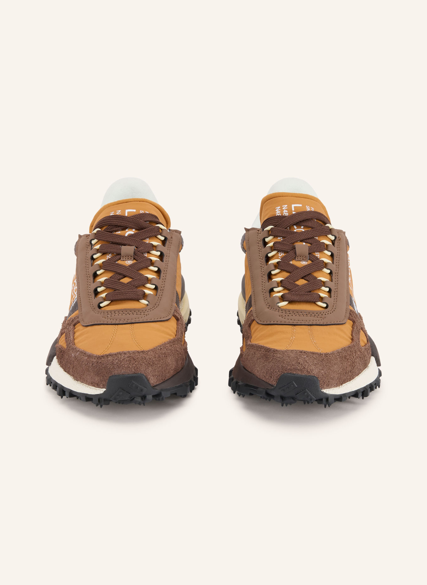 LACOSTE ELITE ACTIVE Sneakers: COGNAC / DARK BROWN / BROWN