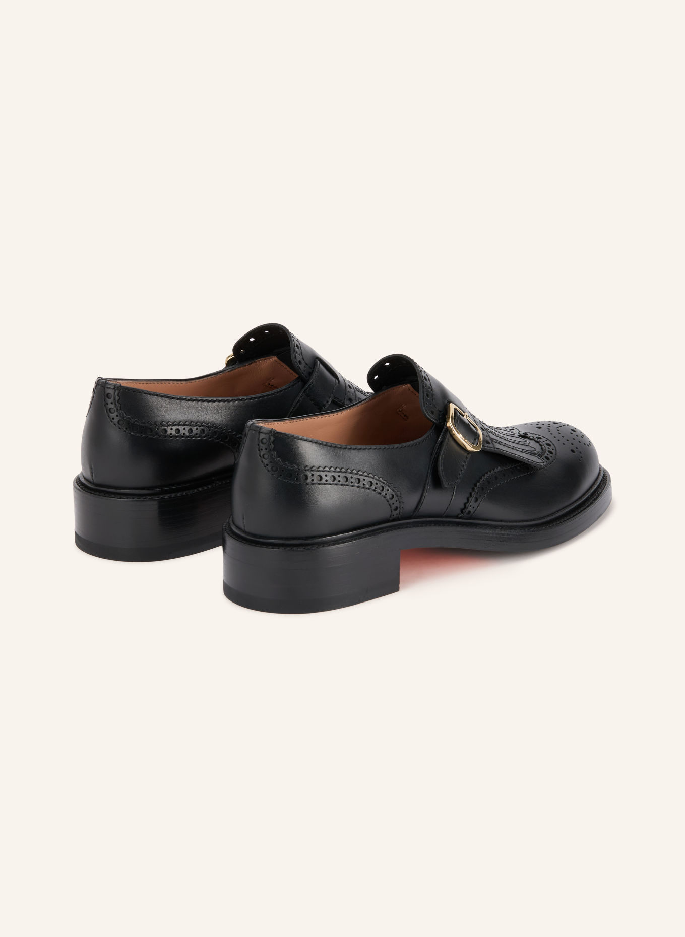 Santoni Monks ELSA: BLACK