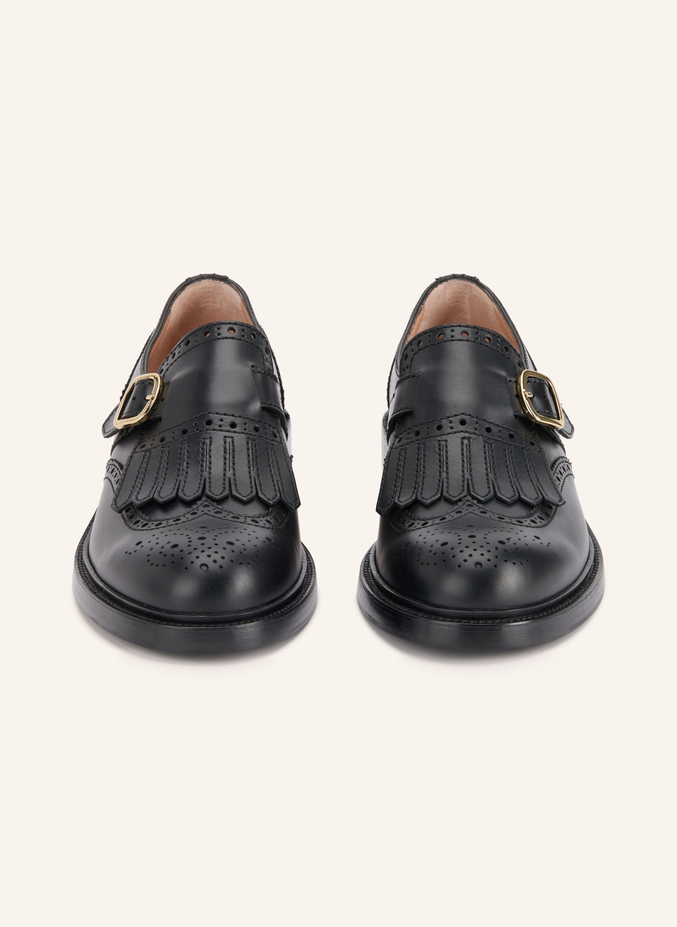 Santoni Monks ELSA: BLACK