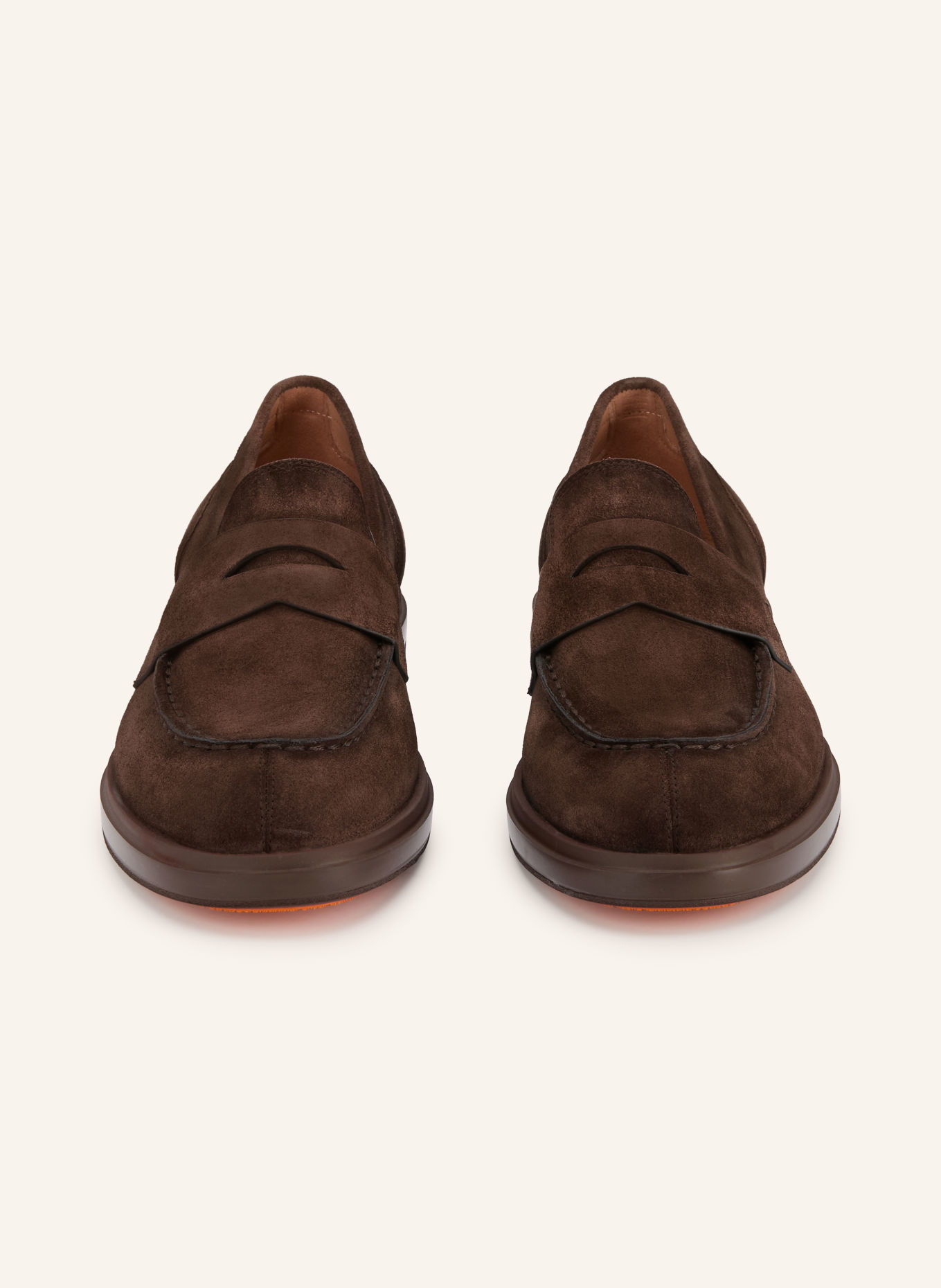 Santoni EASY Penny loafer: DARK BROWN