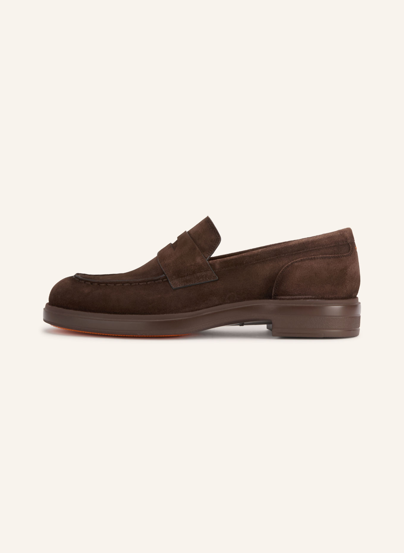 Santoni EASY Penny loafer: DARK BROWN