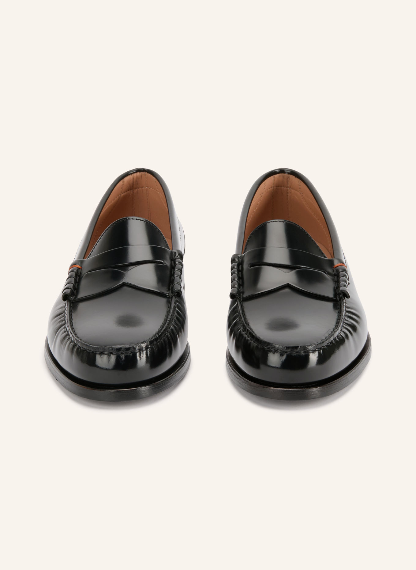 Santoni Loafers à barrette QUENTIN: NOIR