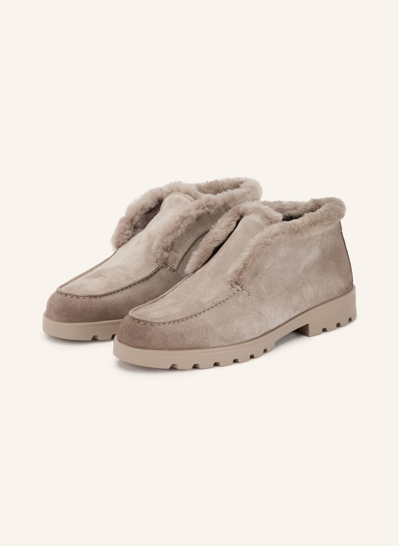 Santoni Boots: TAUPE