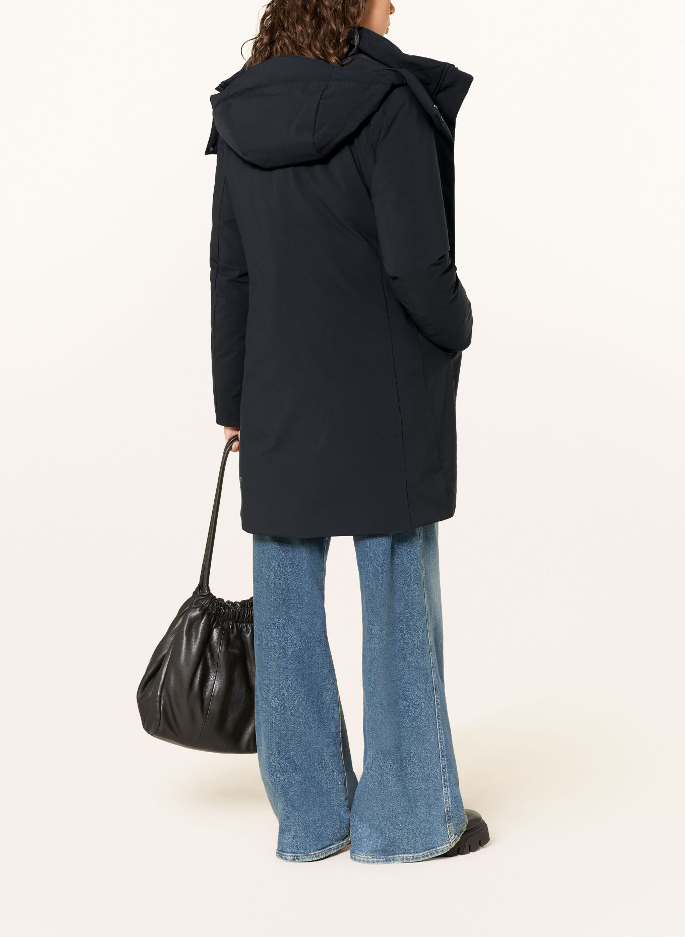SAVE THE DUCK Parka LOLITA mit abnehmbarer Kapuze: SCHWARZ