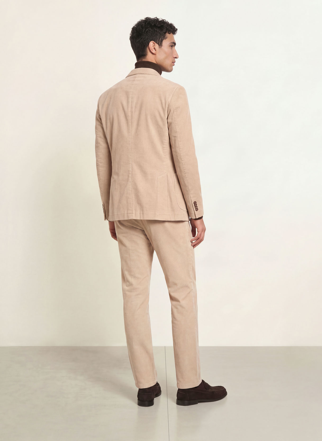 DIGEL move BASIL-PPT Modern Fit Corduroy Suit Jacket: 74 BEIGE