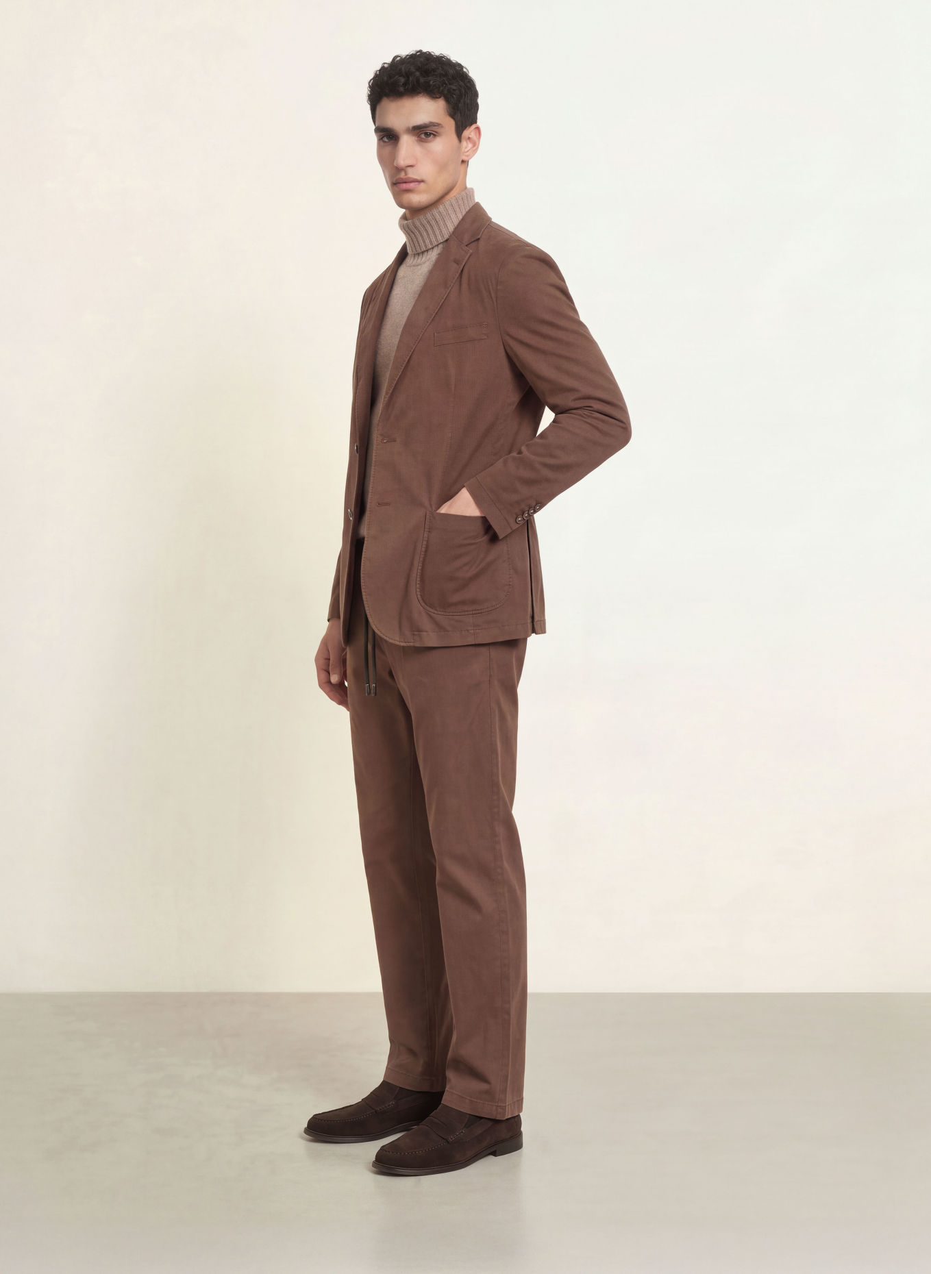 DIGEL move Oblekové kalhoty BENNY Modern Fit: 30 BRAUN