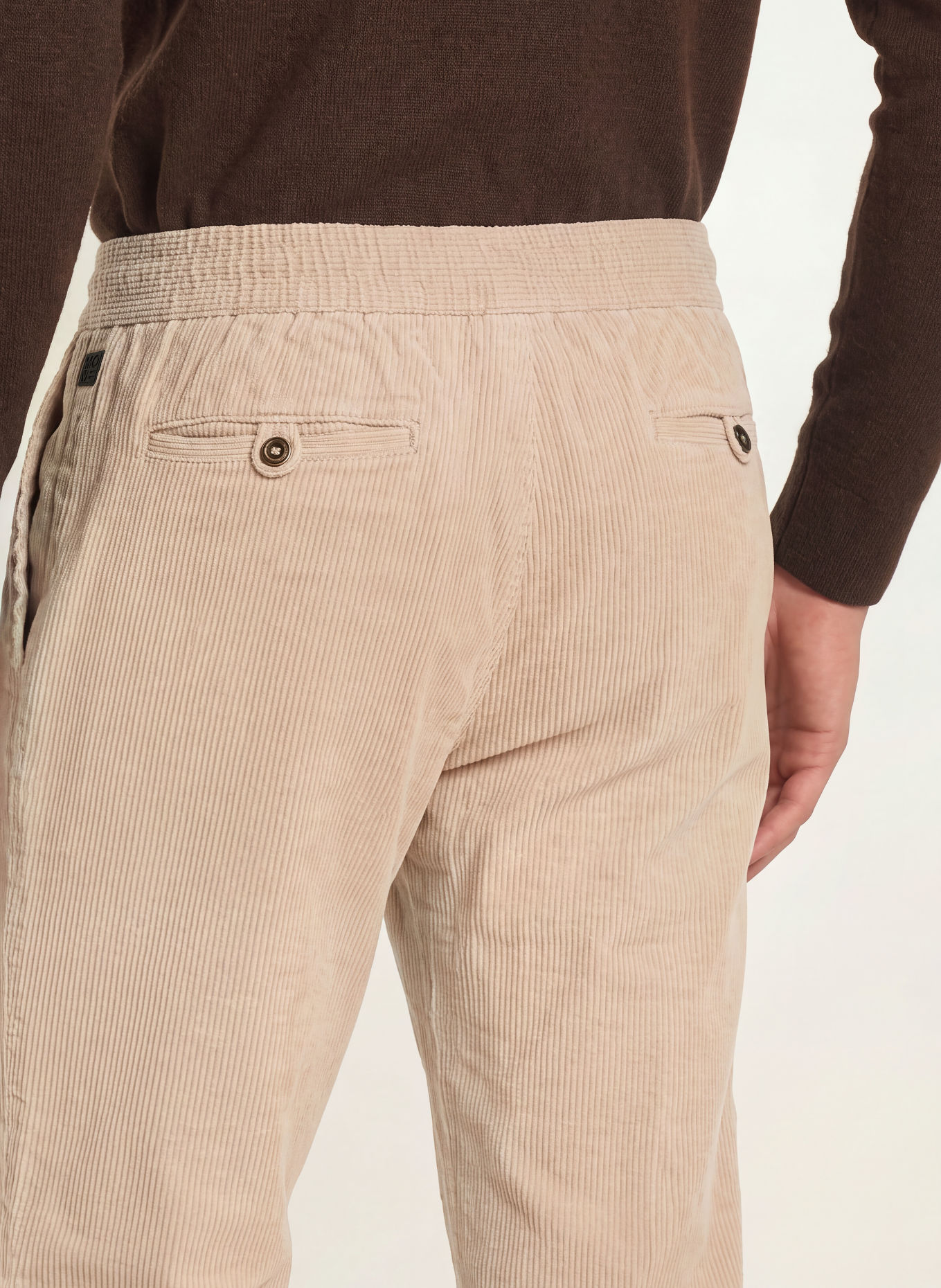 DIGEL move Pantalon en velours côtelé BENNY, coupe moderne: 74 BEIGE