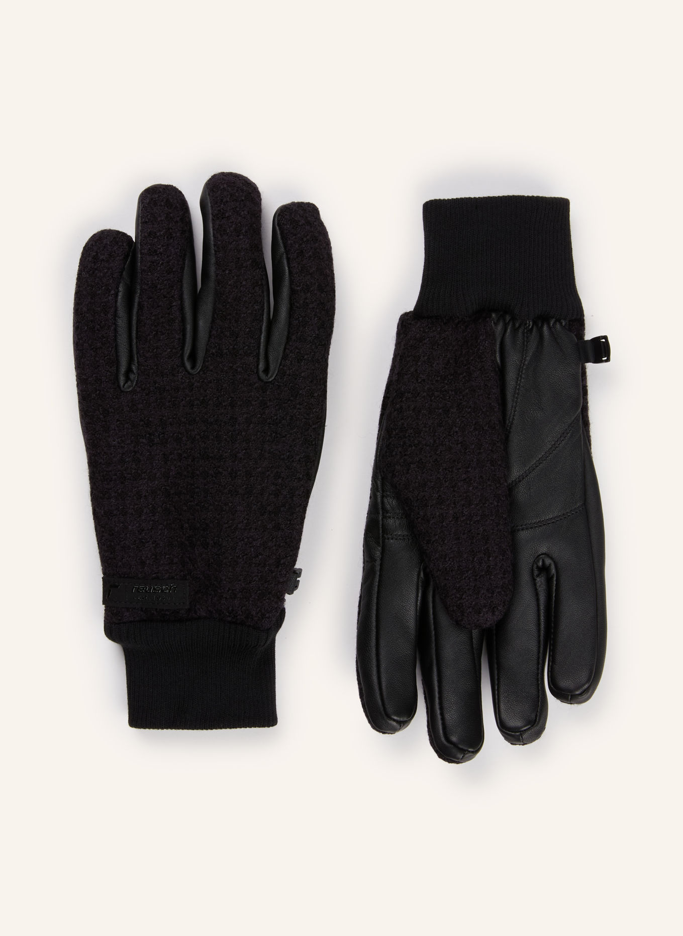 reusch Skihandschuhe URBAN PULSE TOUCH-TECH mit Touchscreen-Funktion: SCHWARZ