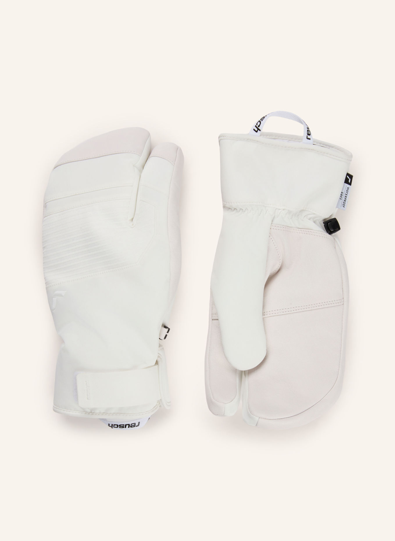 reusch ANDREAS R-TEX© XT LOBSTER Ski Gloves: WHITE