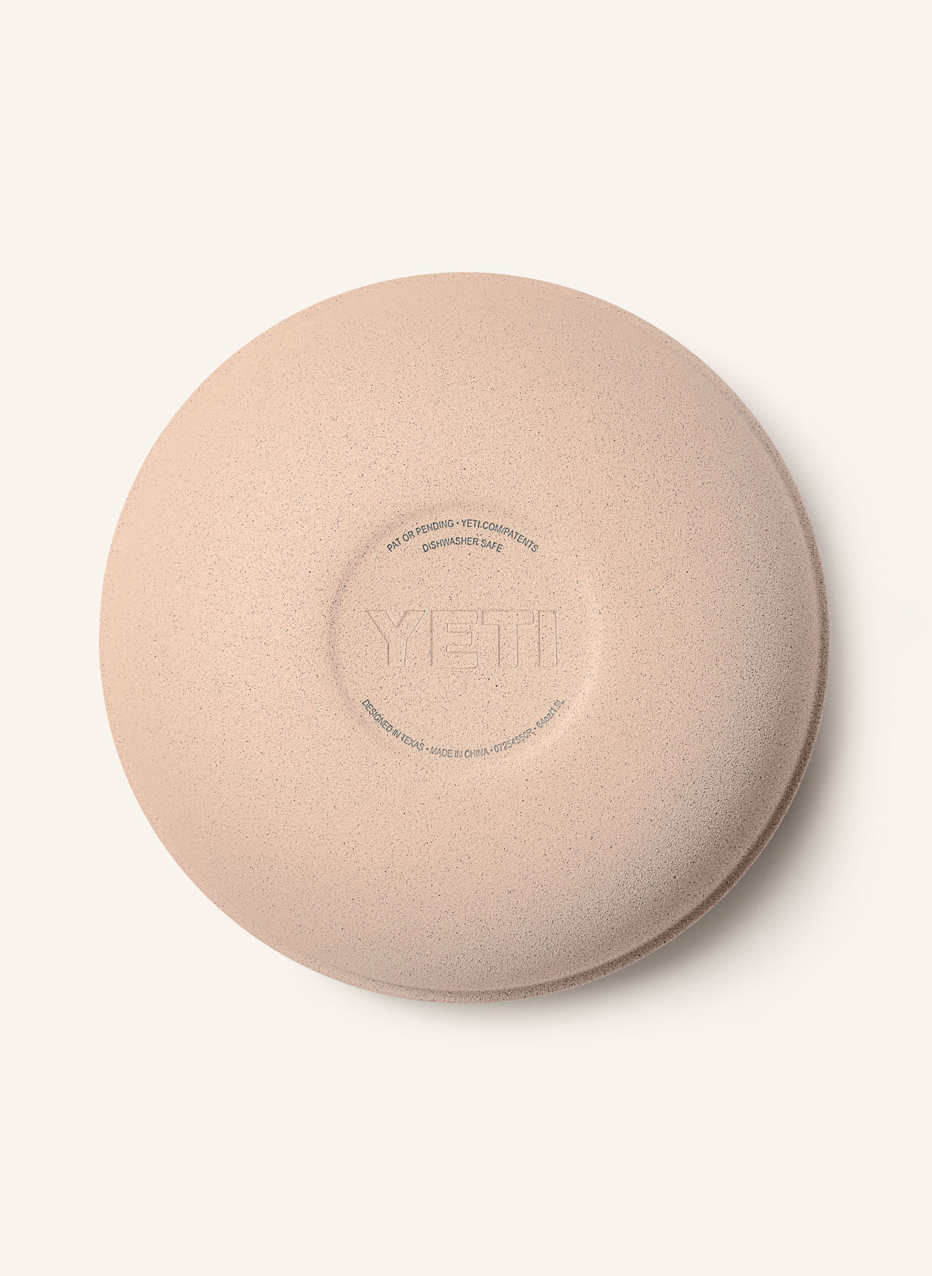 YETI RAMBLER® MEDIUM Storage Container: BEIGE / SILVER