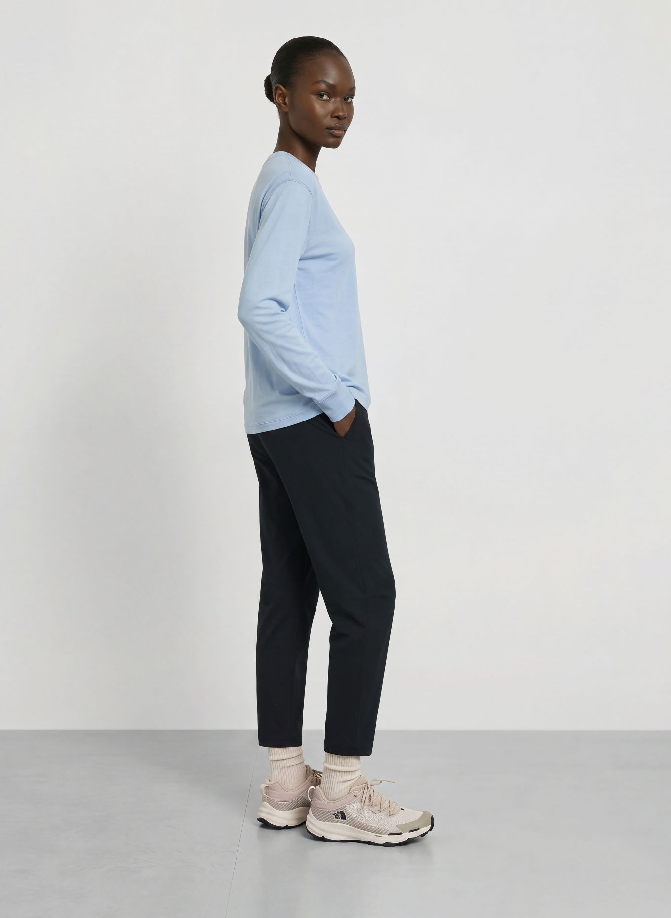 icebreaker MERINO 150 TECH LITE functional shirt made of merino wool: LIGHT BLUE