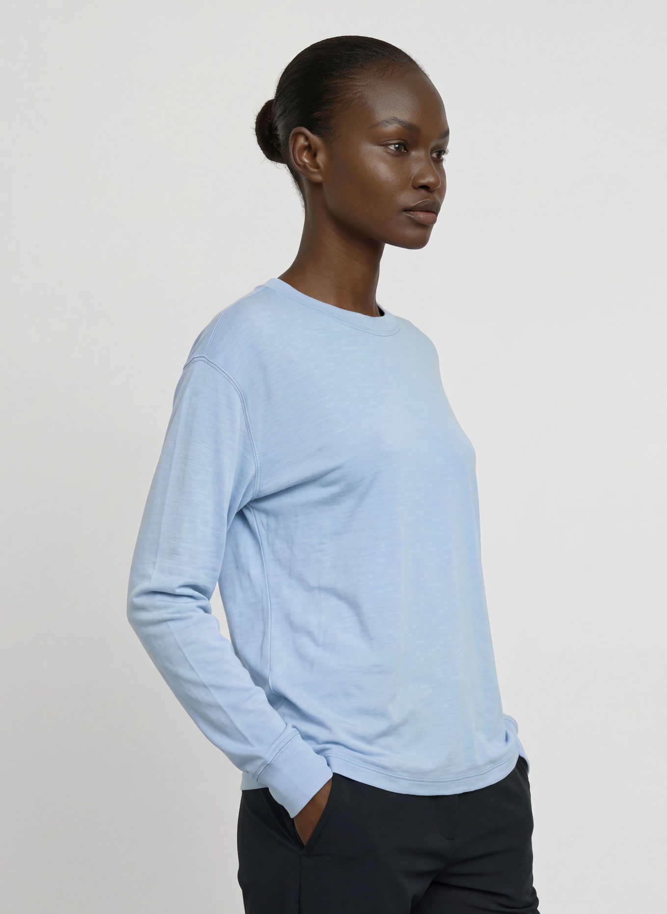icebreaker MERINO 150 TECH LITE functional shirt made of merino wool: LIGHT BLUE