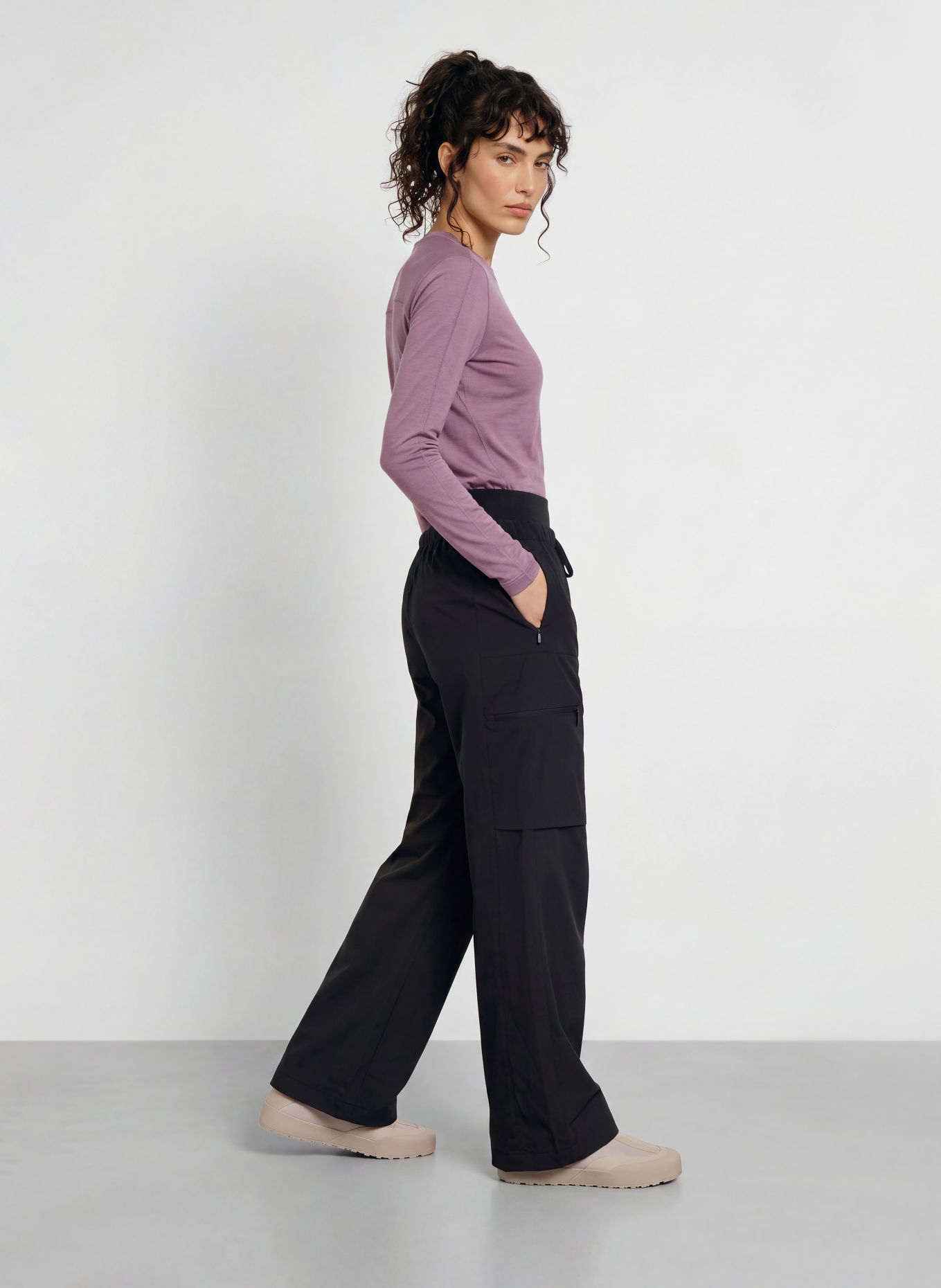 icebreaker Long-Sleeve Shirt 150 ACE: PURPLE