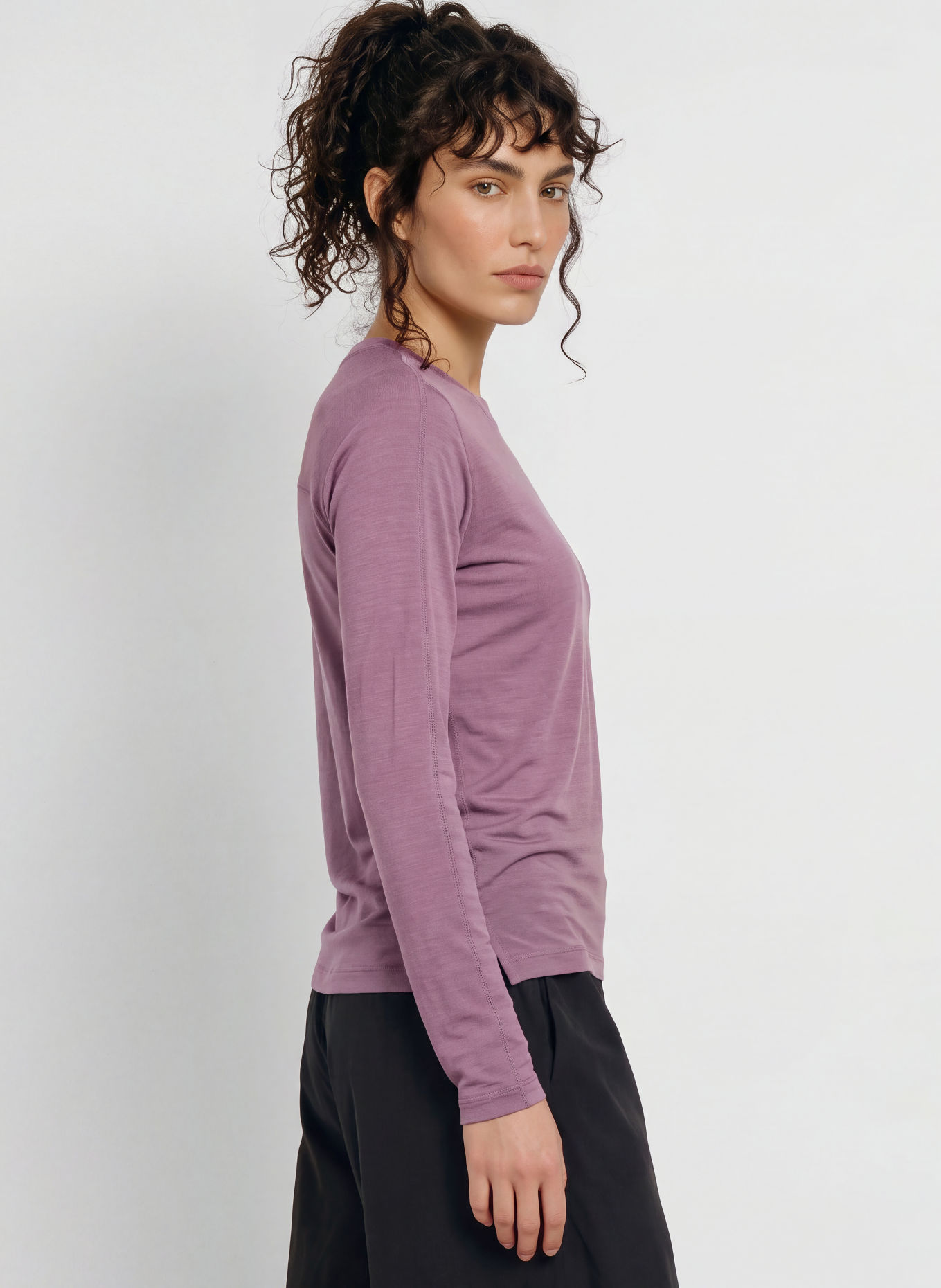 icebreaker Long-Sleeve Shirt 150 ACE: PURPLE