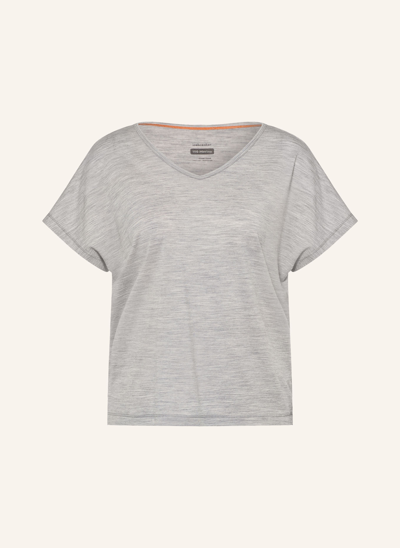 icebreaker MERNO 150 LODGE Functional shirt Made of Merino Wool: GRAY