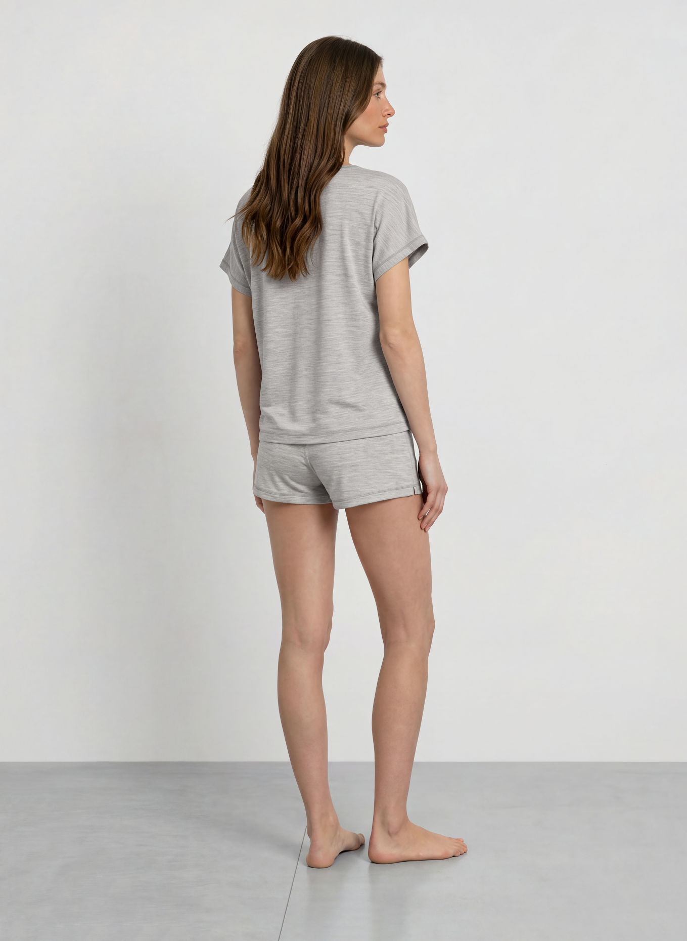 icebreaker MERNO 150 LODGE Functional shirt Made of Merino Wool: GRAY