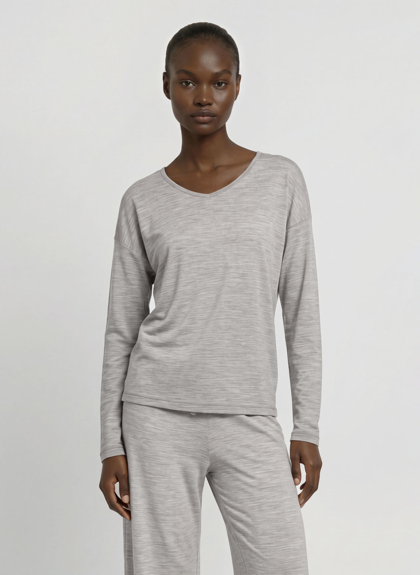 icebreaker MERINO 150 LODGE functional shirt made of merino wool: GRAY