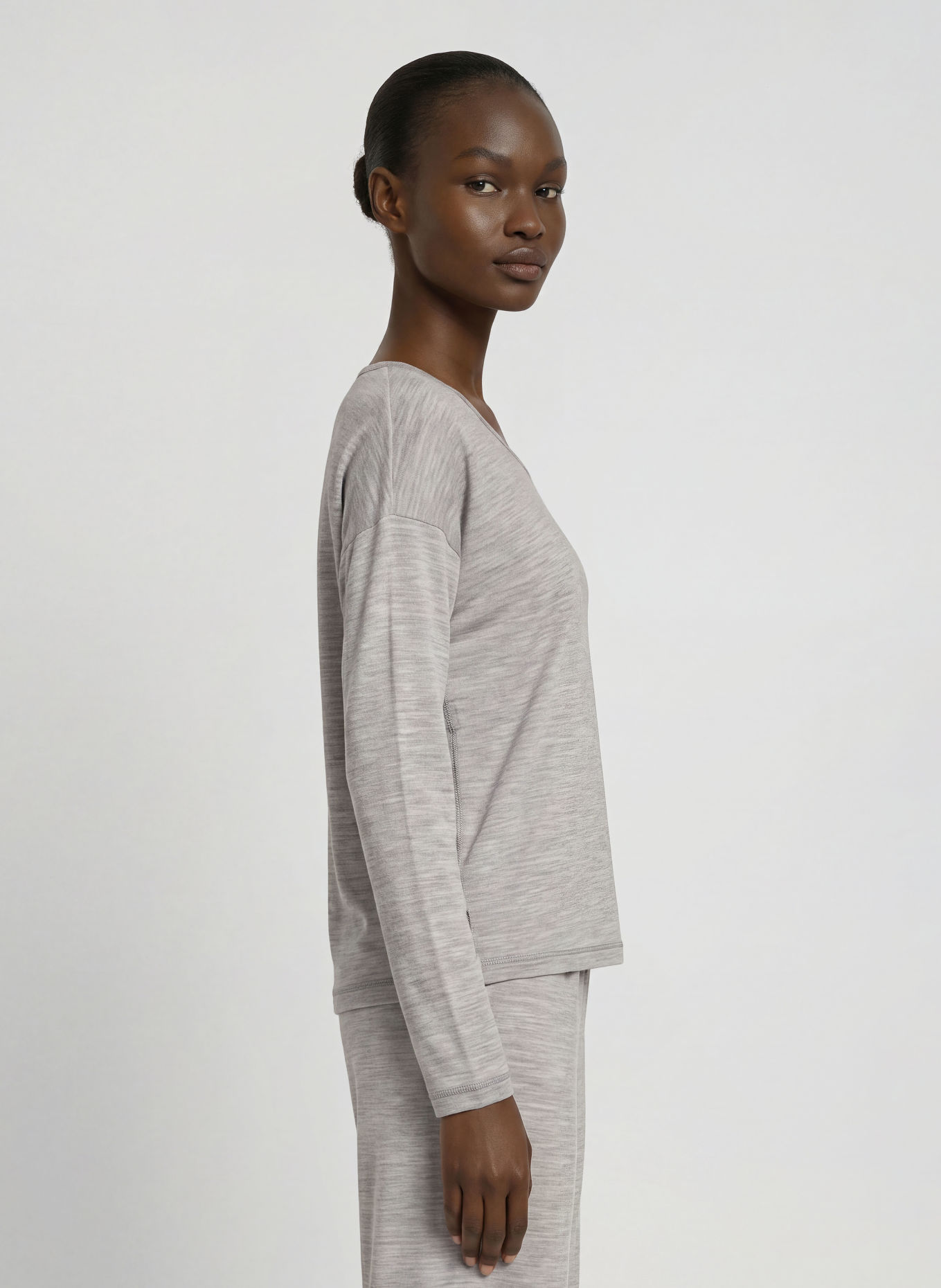 icebreaker MERINO 150 LODGE functional shirt made of merino wool: GRAY
