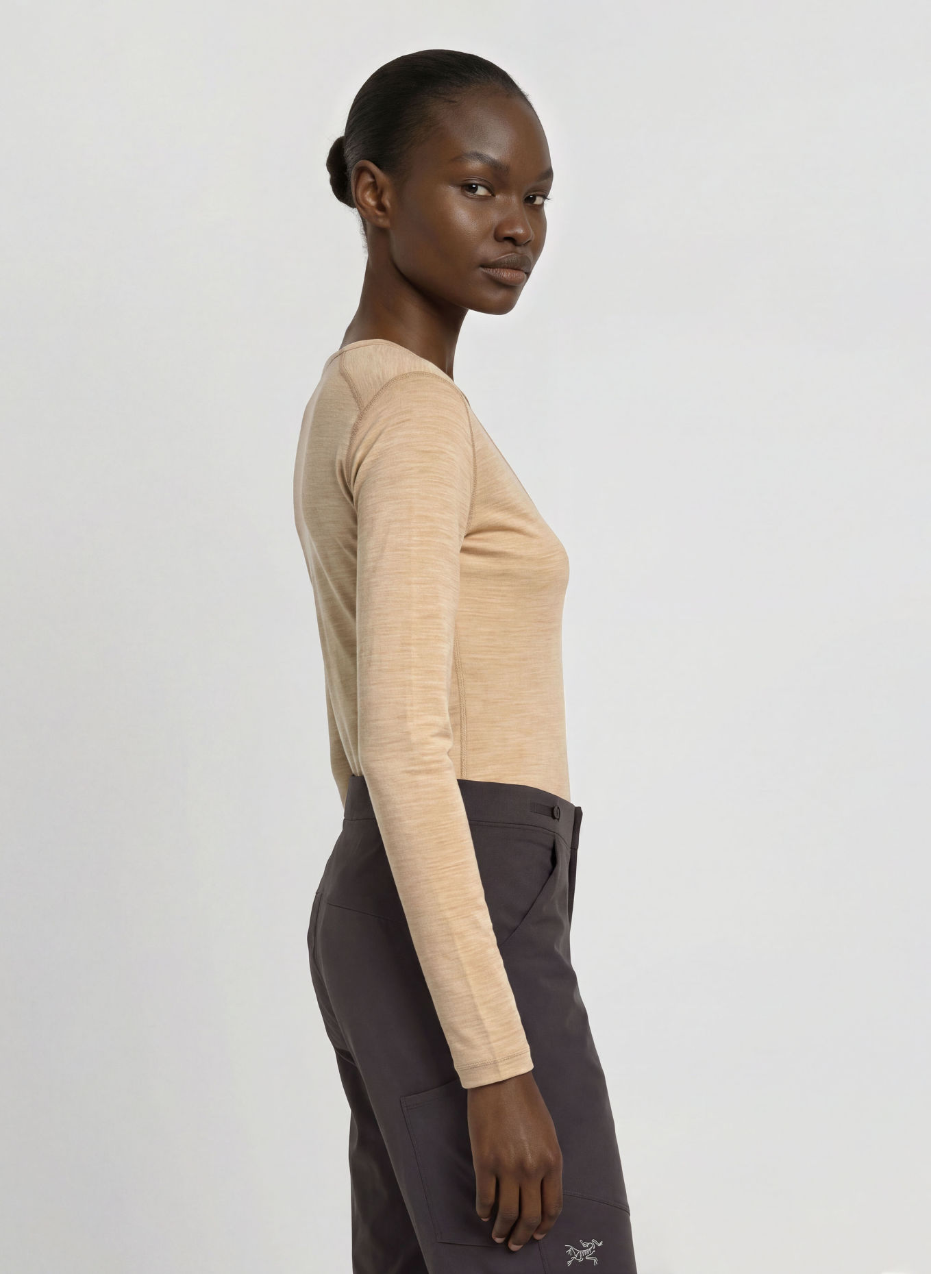 icebreaker MERINO 200 OASIS Functional shirt made of merino wool: LIGHT BROWN